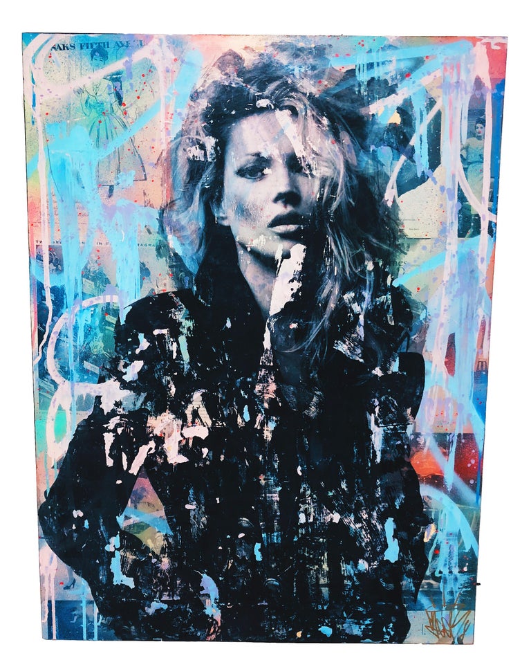 Seek One Kate Moss Painting For Sale At 1stdibs