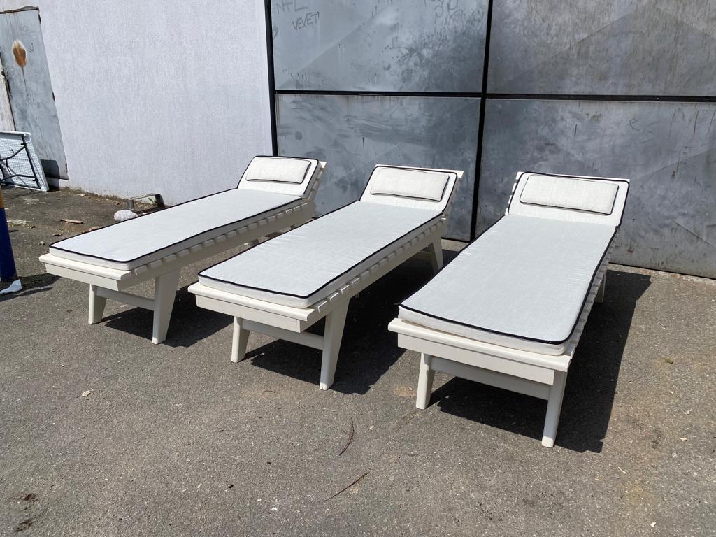 Lacquered (seen in the film about Karl Lagerfeld) art deco modernist lounge chairs  1930 For Sale