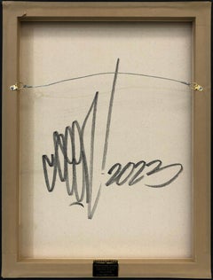 NYC 1980 (Grey), original painting on canvas