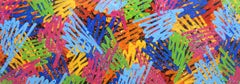 Multi-Tags Street Art Painting, Spray Paint on Canvas, Framed, 2010+