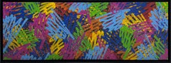 Multi-Tags Street Art Painting, Spray Paint on Canvas, Framed, 2010+