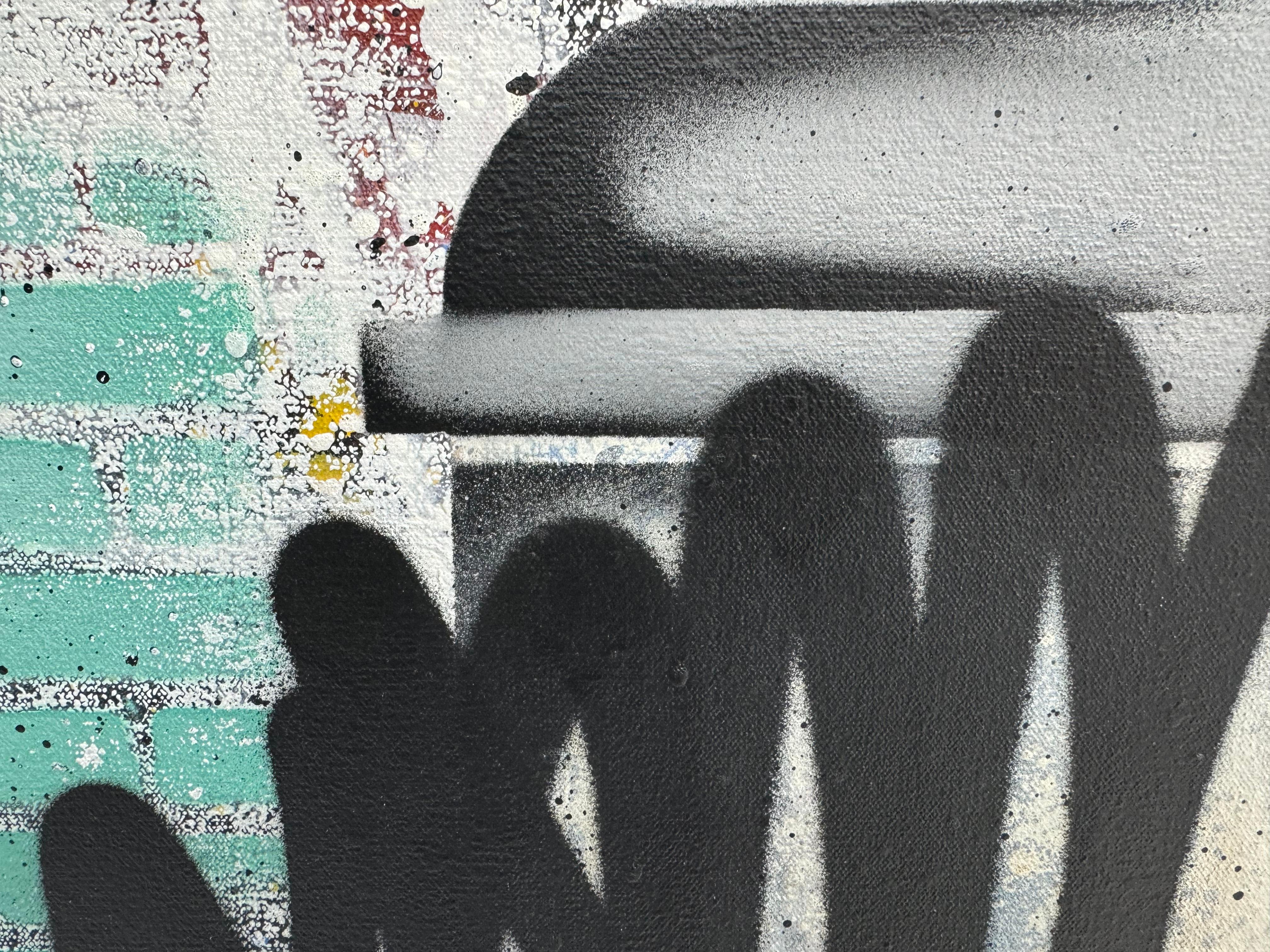 NYC Street Splash - Turchese in vendita 7