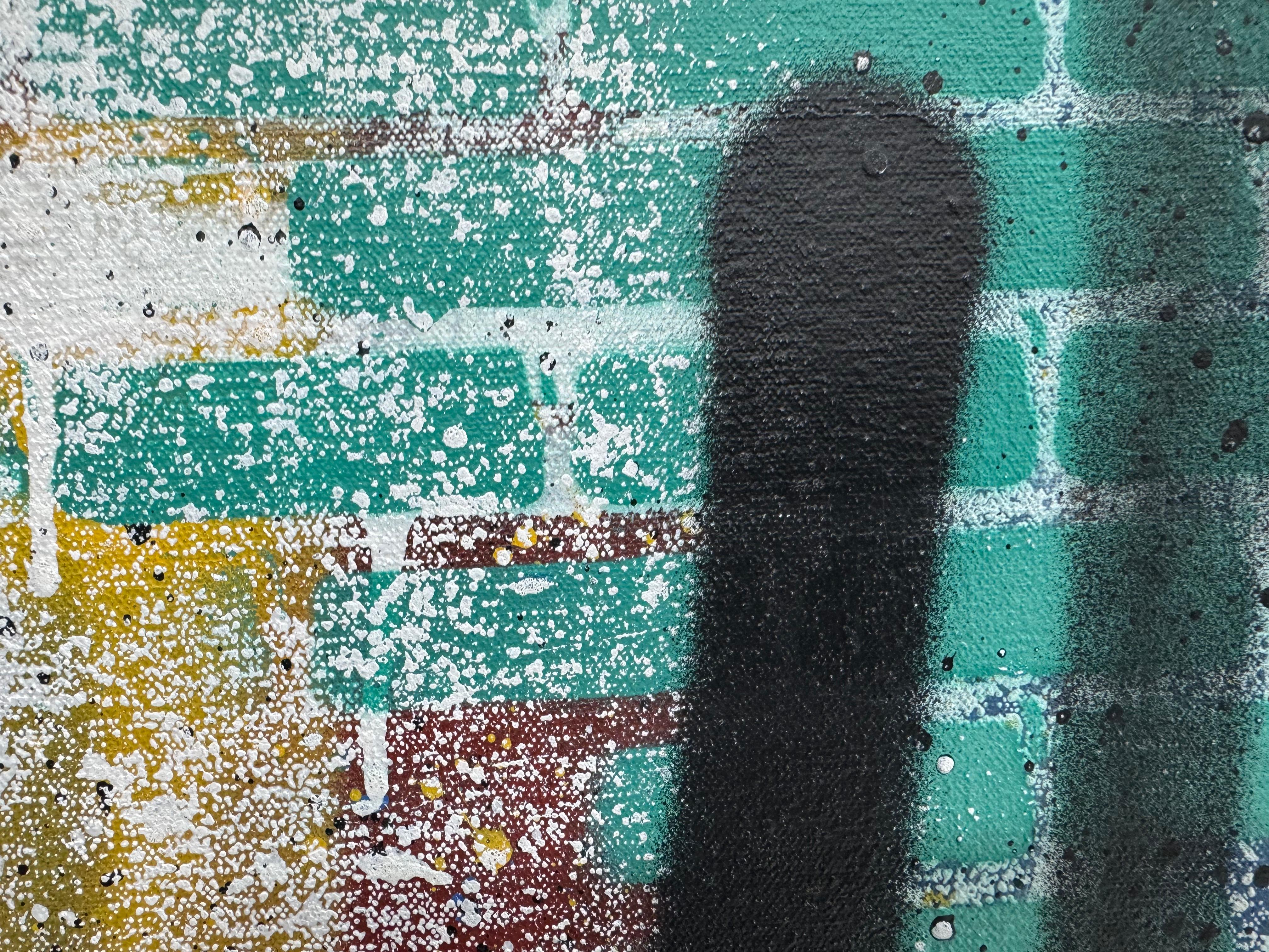 NYC Street Splash - Turchese in vendita 5