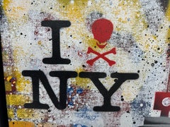 "Seen Street Splash Painting", vernice spray su tela, arte di strada, dal 2010 in poi