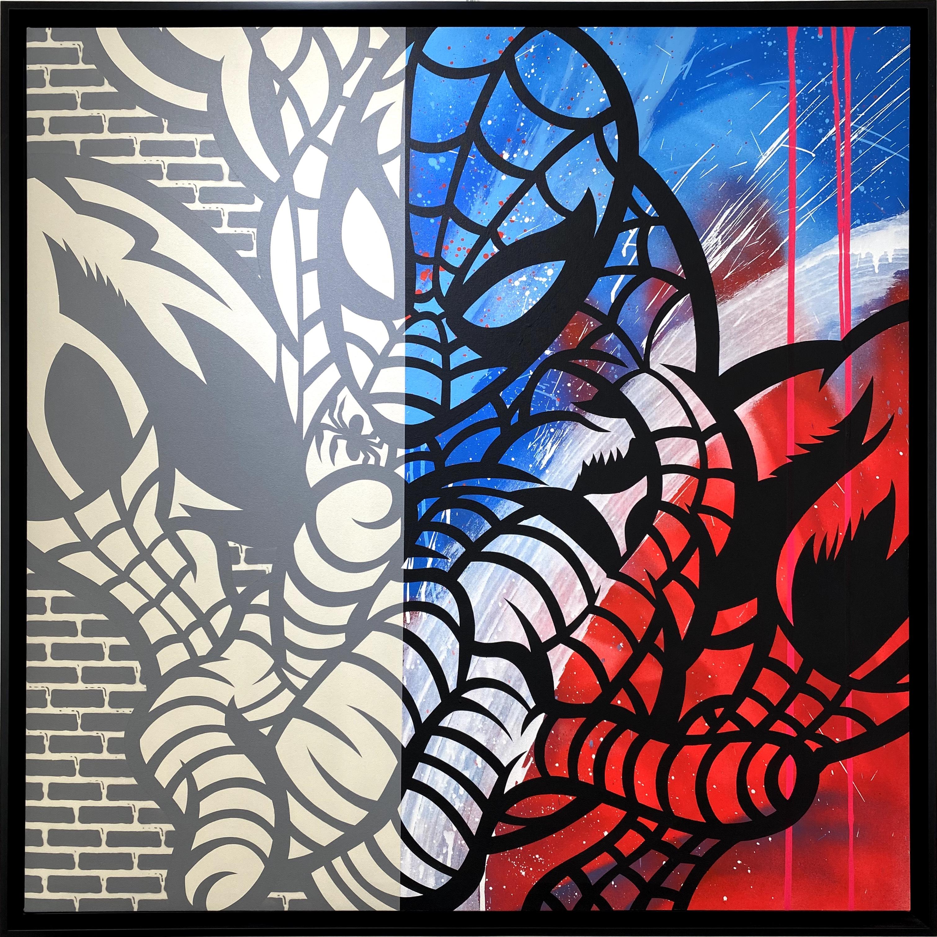 Spiderman - Street Art Painting by Seen