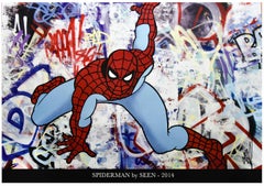 SEEN Spiderman ( Affiche signée)