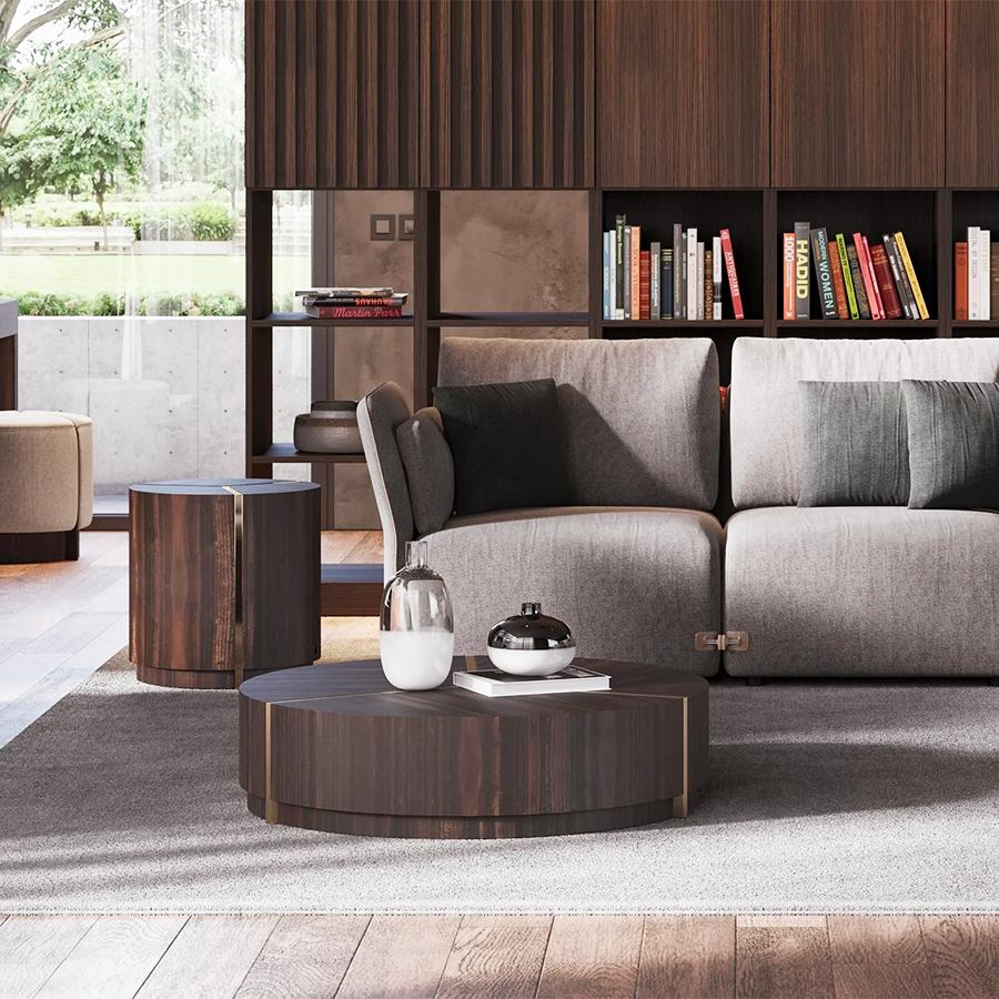 Acier inoxydable Table Basse Sega en vente