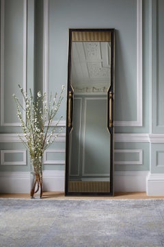 Segin Modern Rectangular Mirror with Art-Deco Vibe