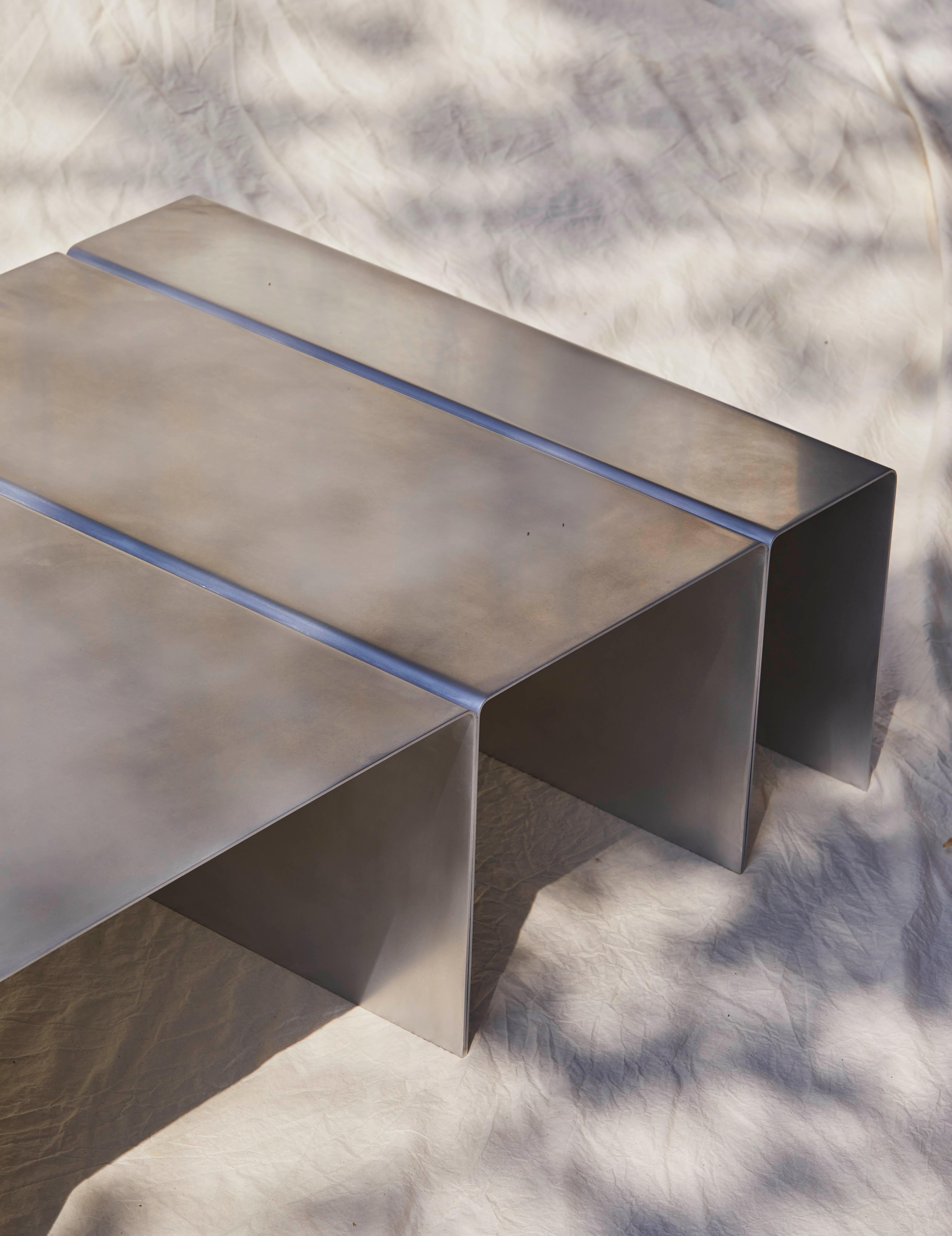 SEGMENT Coffee Table in Burnished Brass by Estudio Persona 1
