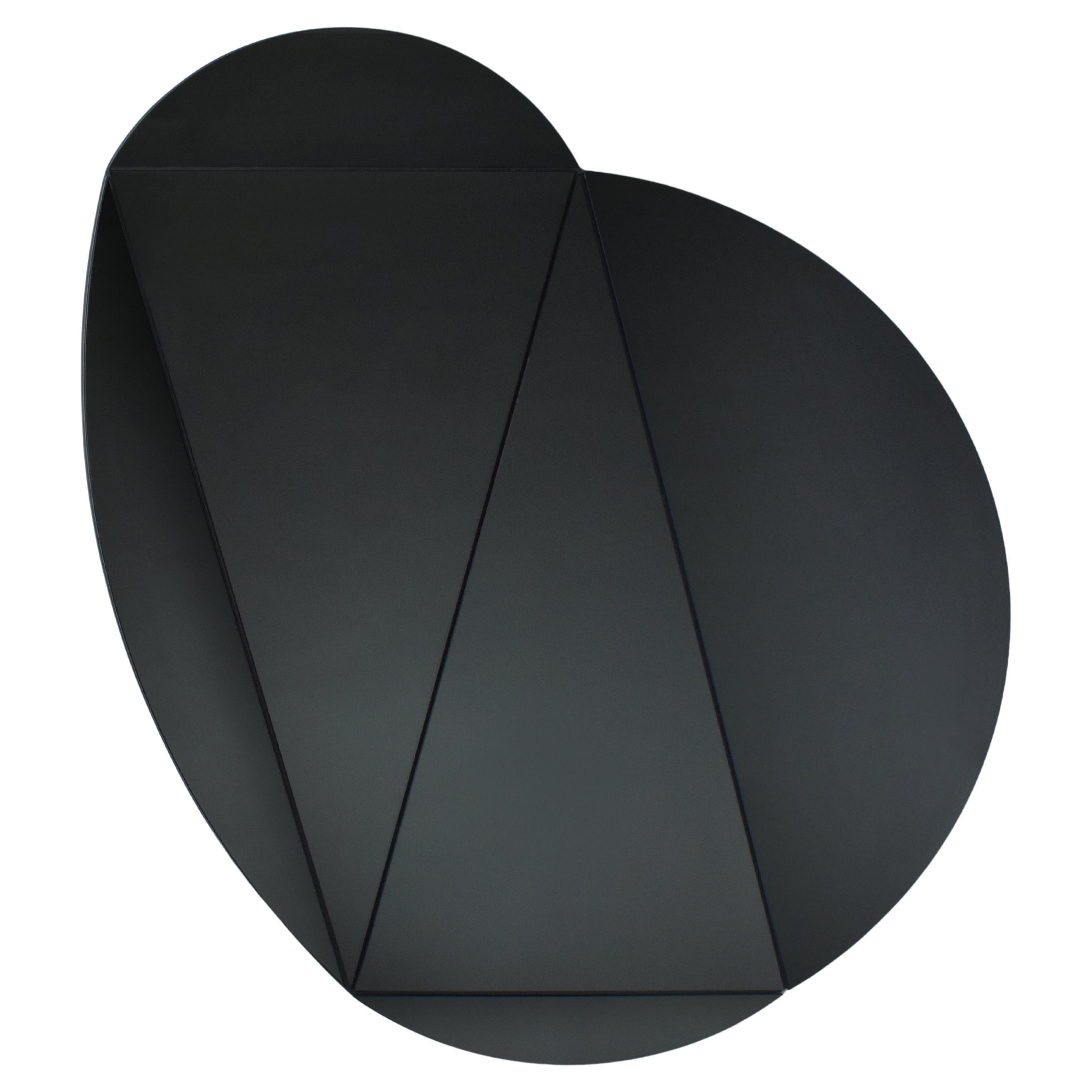 Segment Mirror, Modular Wall Mirror in Black, Custom Colors and Configurations For Sale
