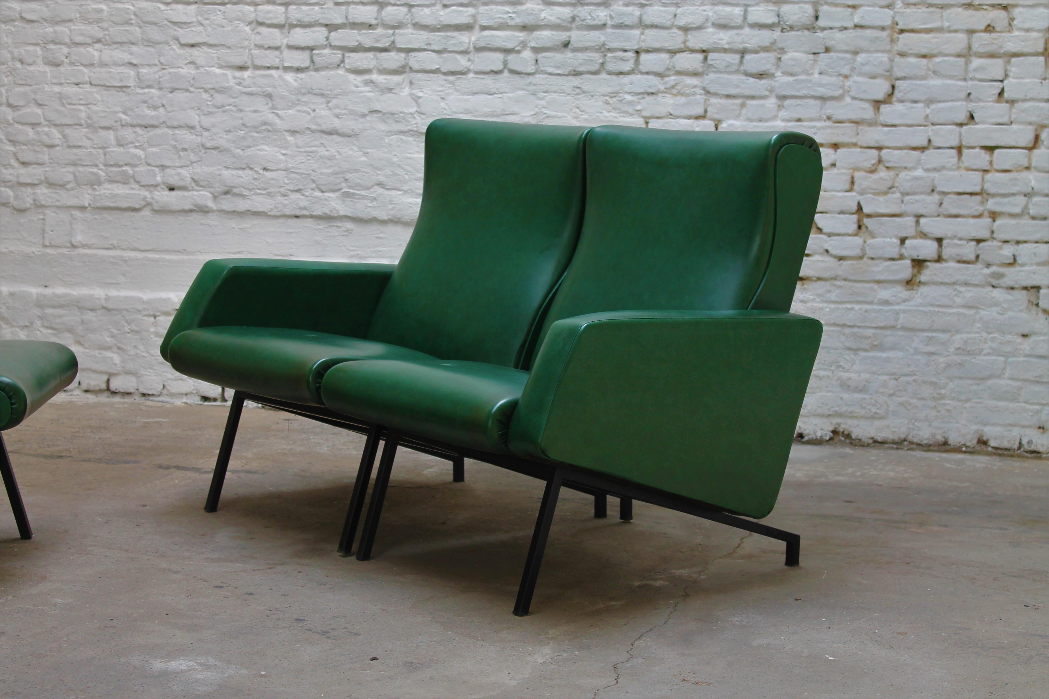 Segmented Sofa Set by Pierre Guariche for Meurop, 1950s For Sale 4