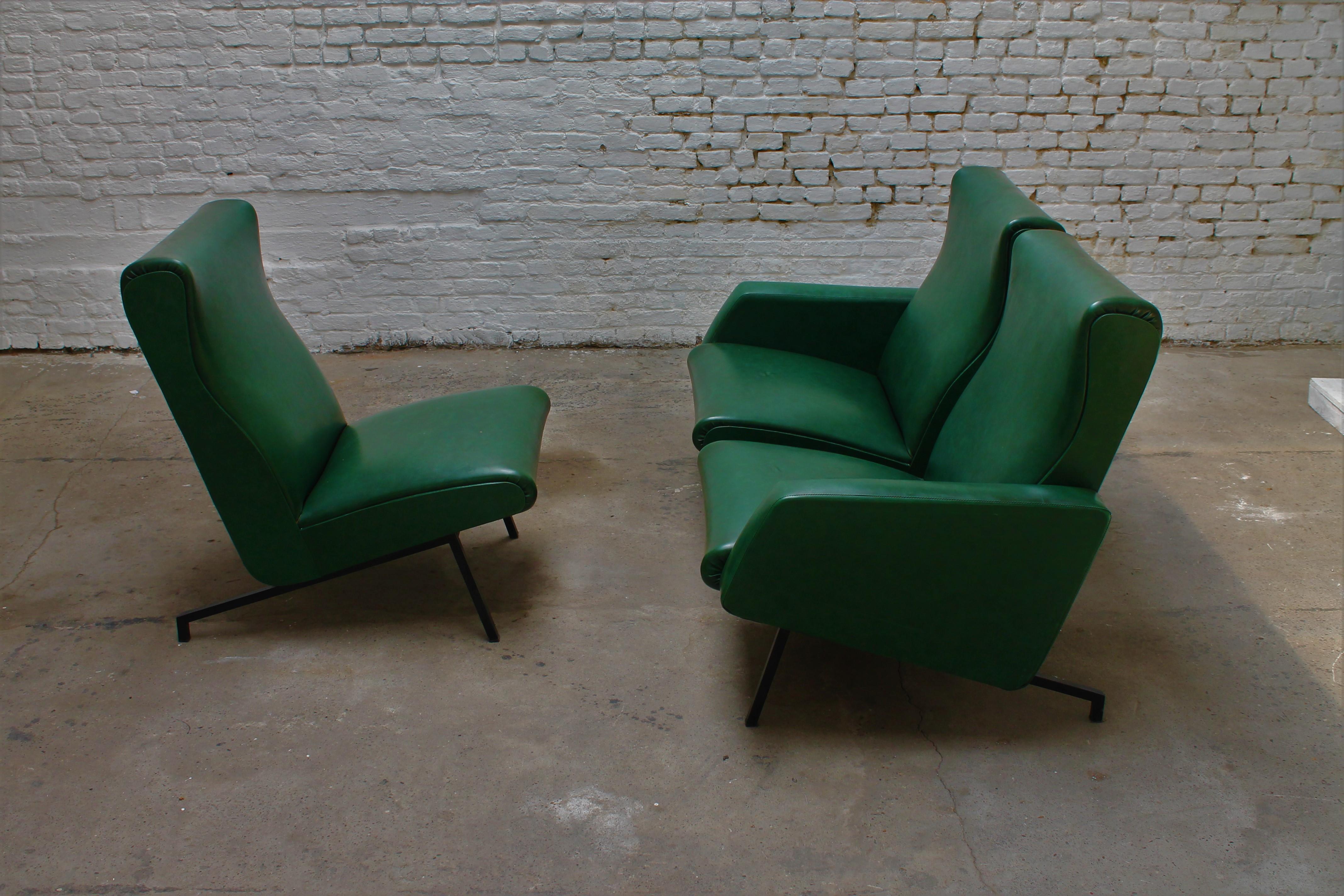 Segmented Sofa Set by Pierre Guariche for Meurop, 1950s For Sale 7
