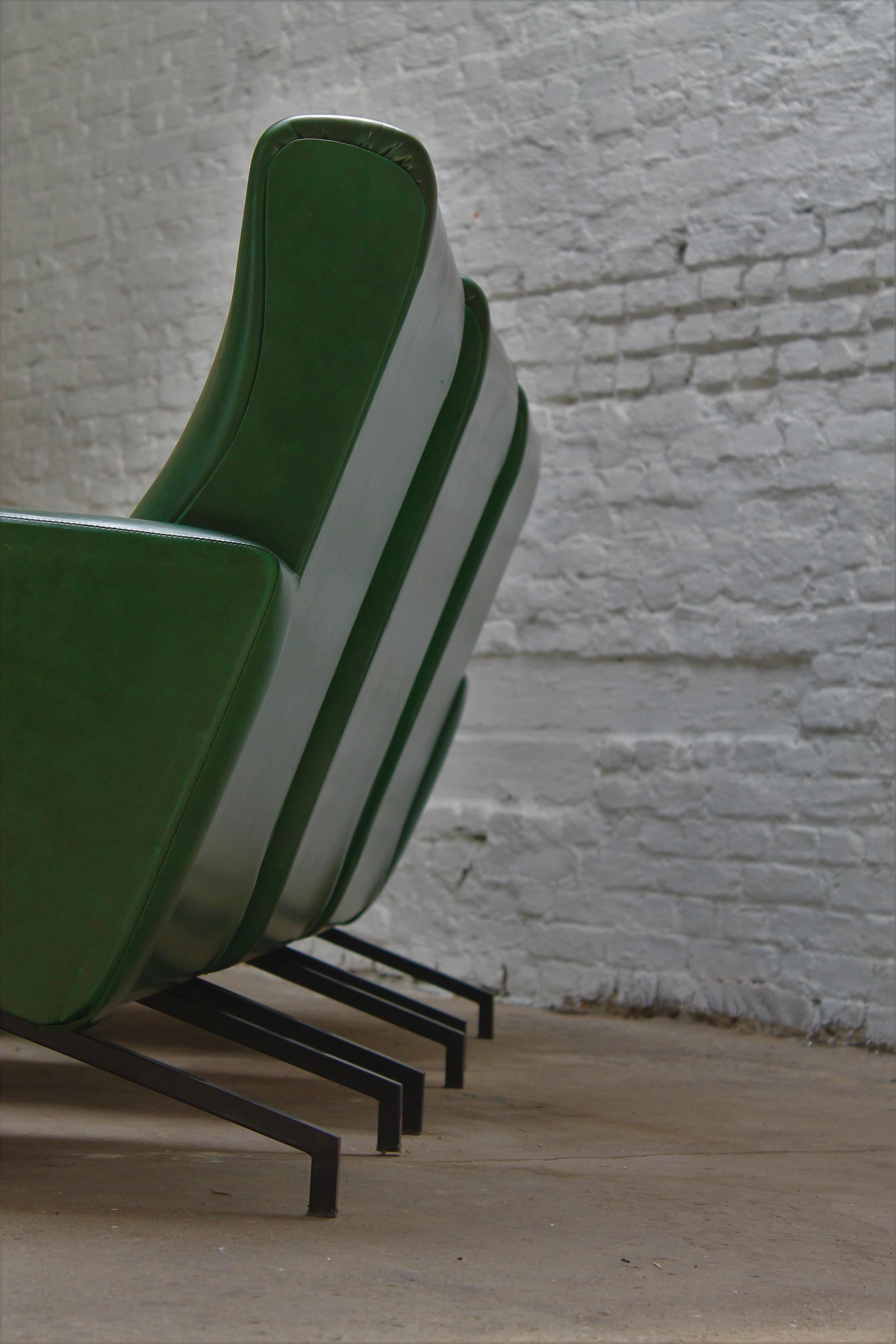 Segmented Sofa Set by Pierre Guariche for Meurop, 1950s In Good Condition For Sale In Antwerpen, BE