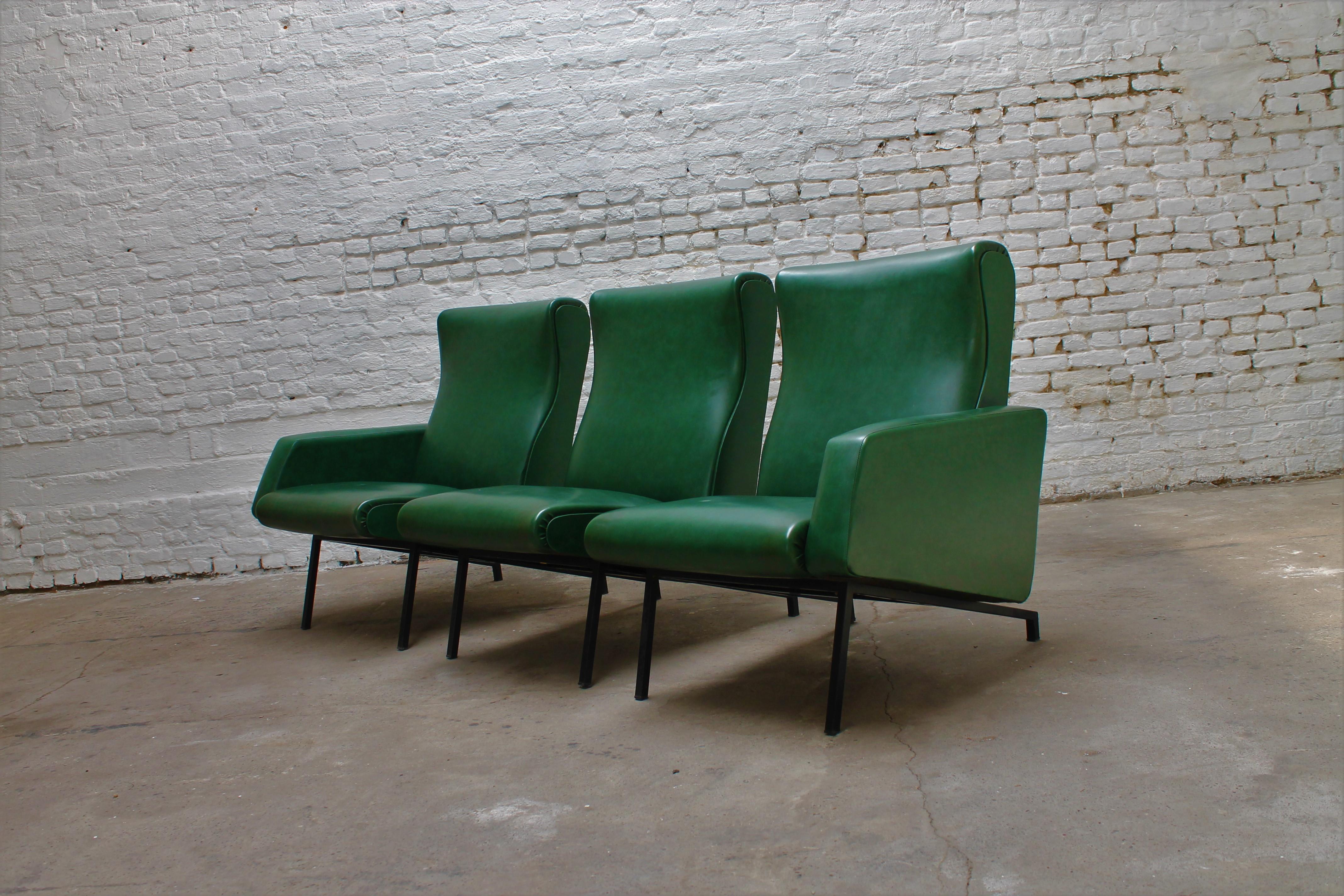 Segmented Sofa Set by Pierre Guariche for Meurop, 1950s For Sale 1