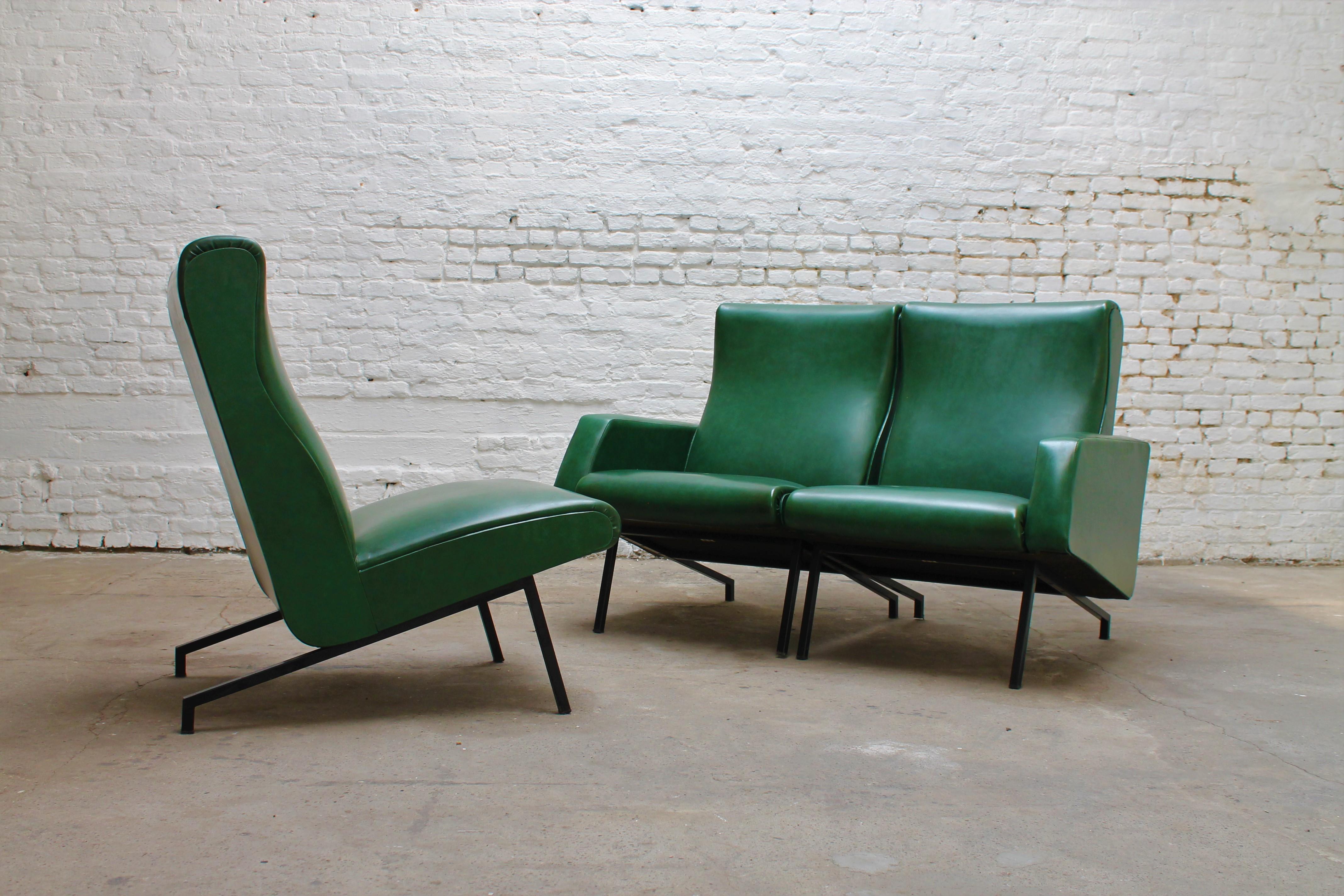 Segmented Sofa Set by Pierre Guariche for Meurop, 1950s For Sale 2