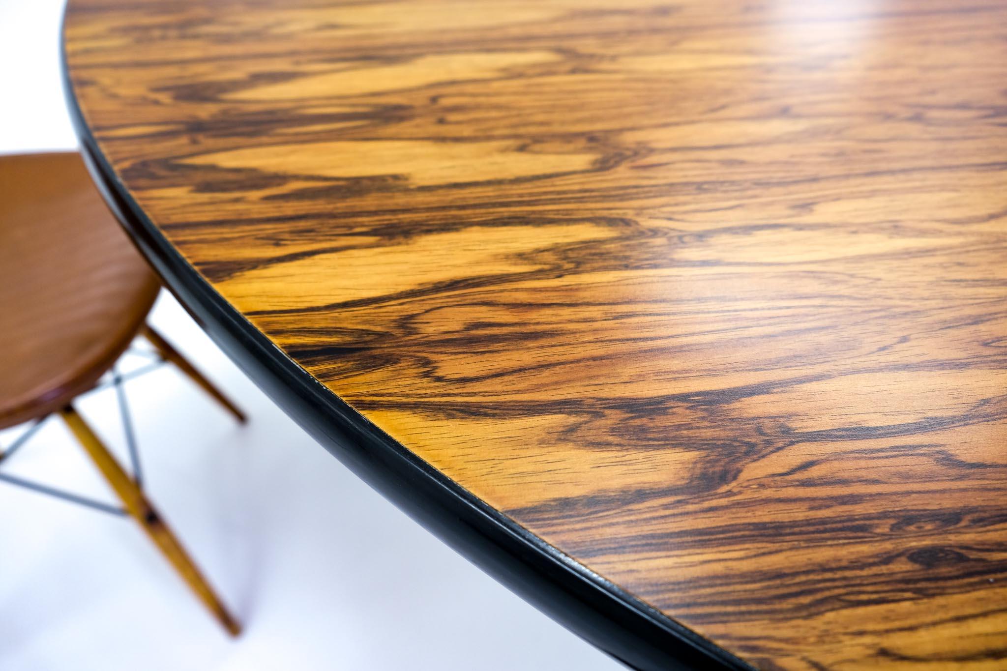 Segmented Table with Brazilian Rosewood Top by Ray and Charles Eames, 1970s In Good Condition In Munster, NRW