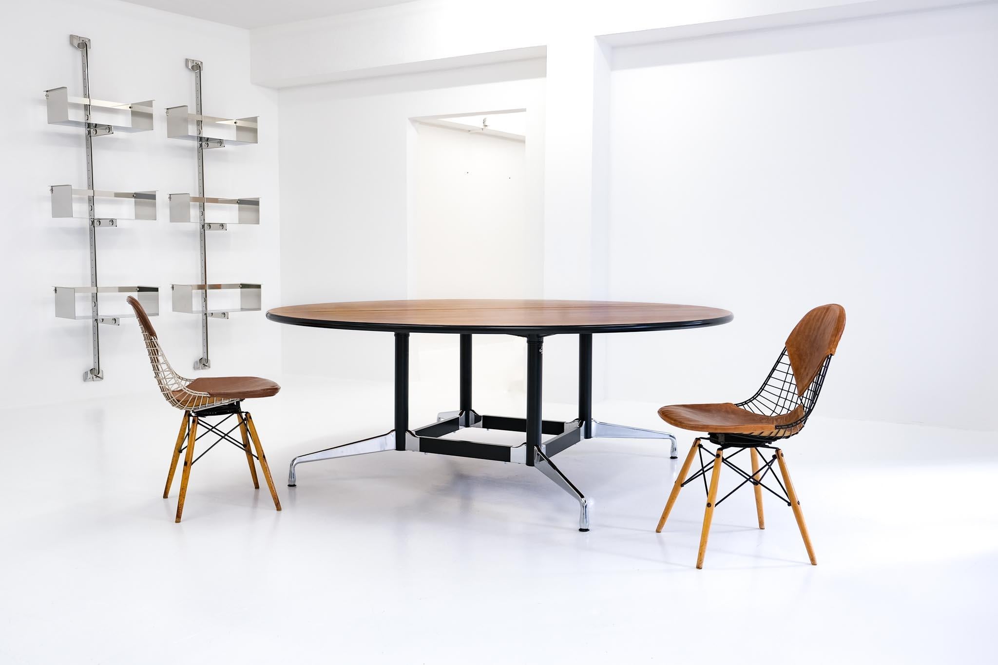 Segmented Table with Brazilian Rosewood Top by Ray and Charles Eames, 1970s 3