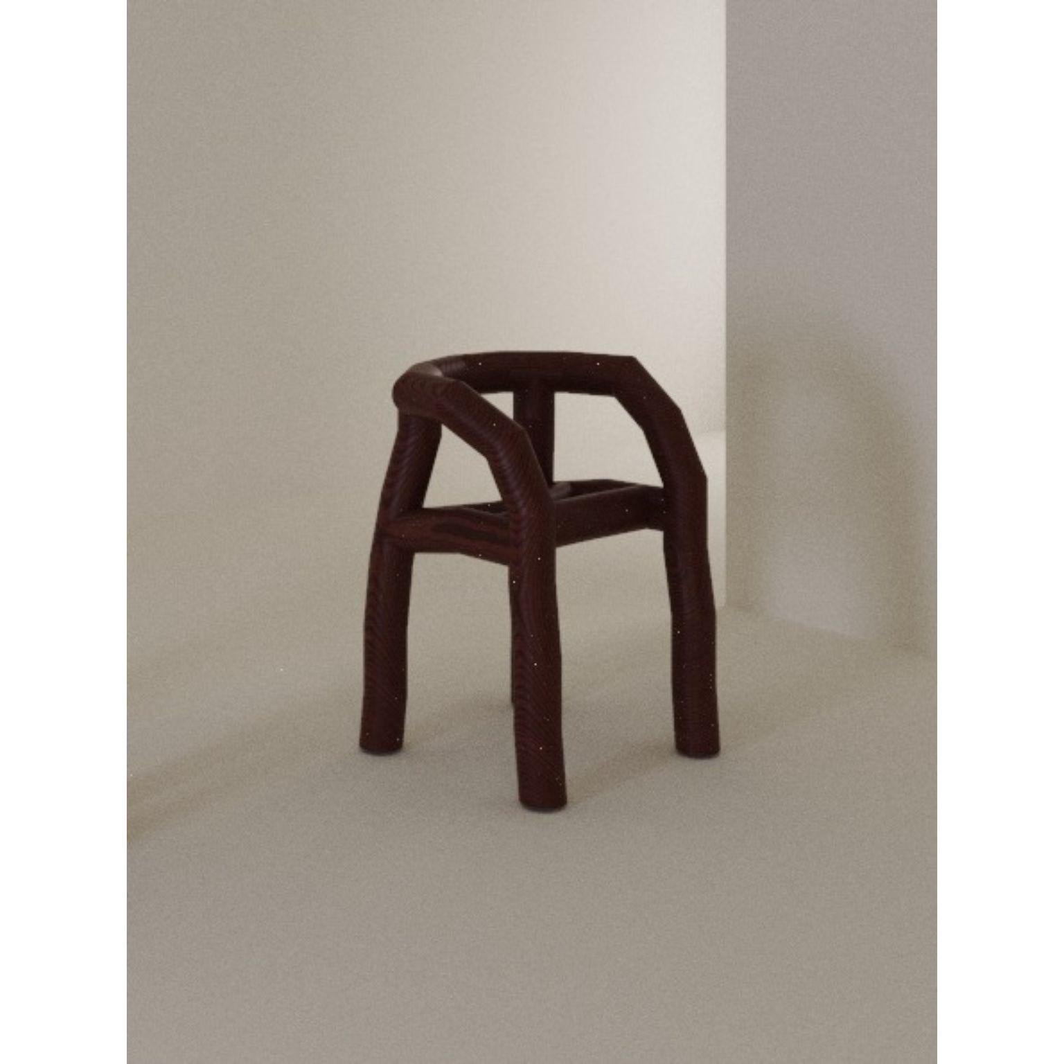 Modern Segmento Pine Logs Chair by Cara Davide