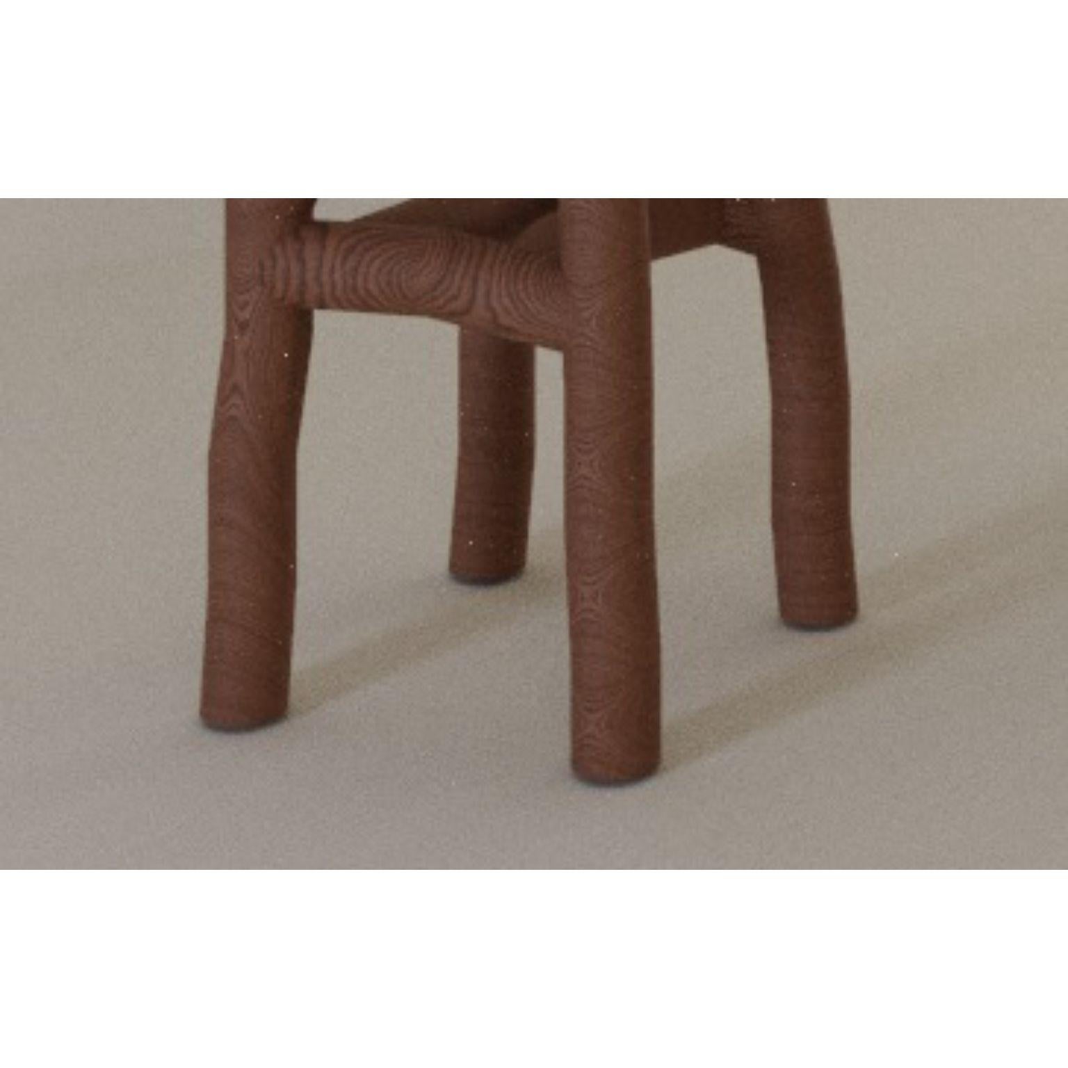 Italian Segmento Pine Logs Chair by Cara Davide For Sale