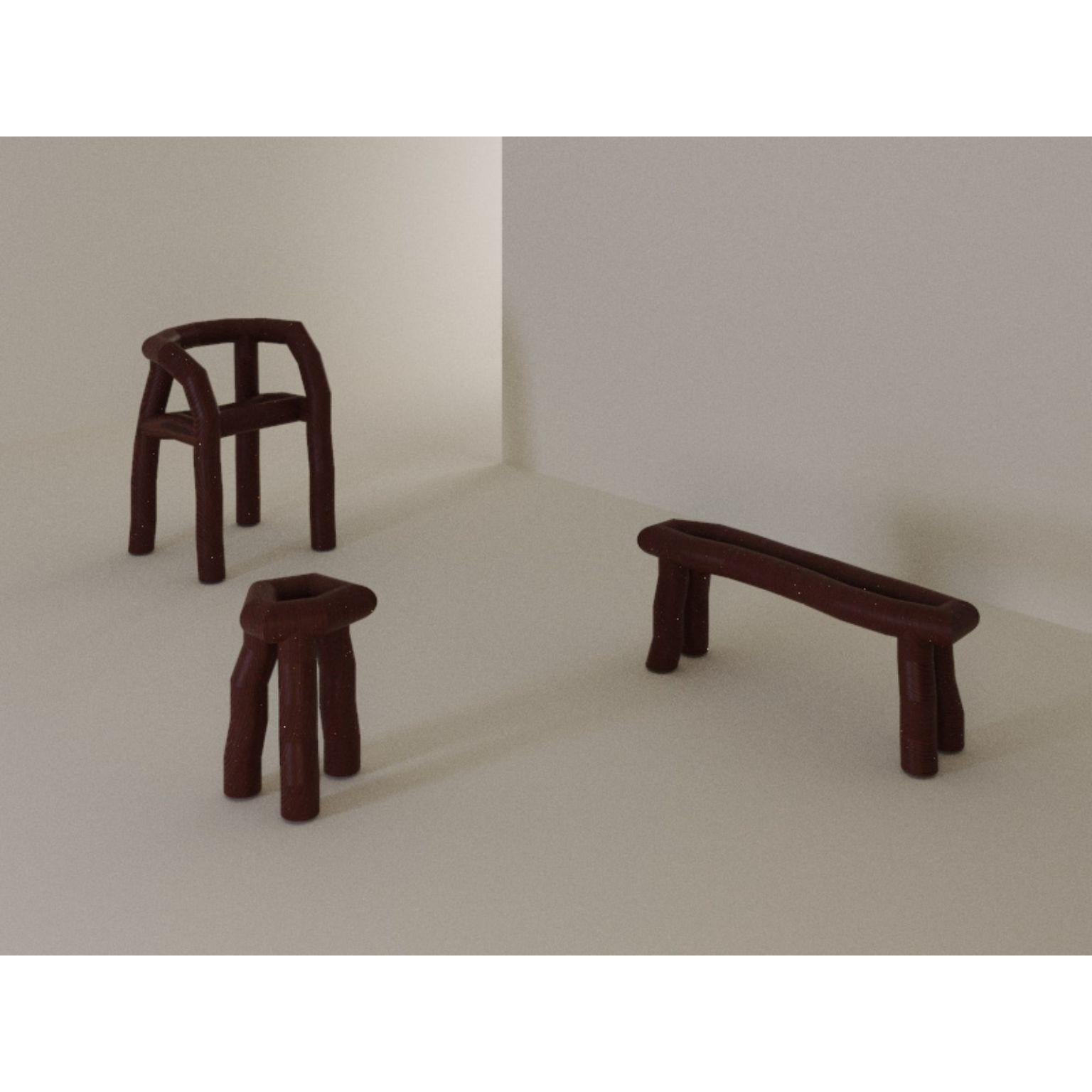 Segmento Pine Logs Chair by Cara Davide For Sale 2
