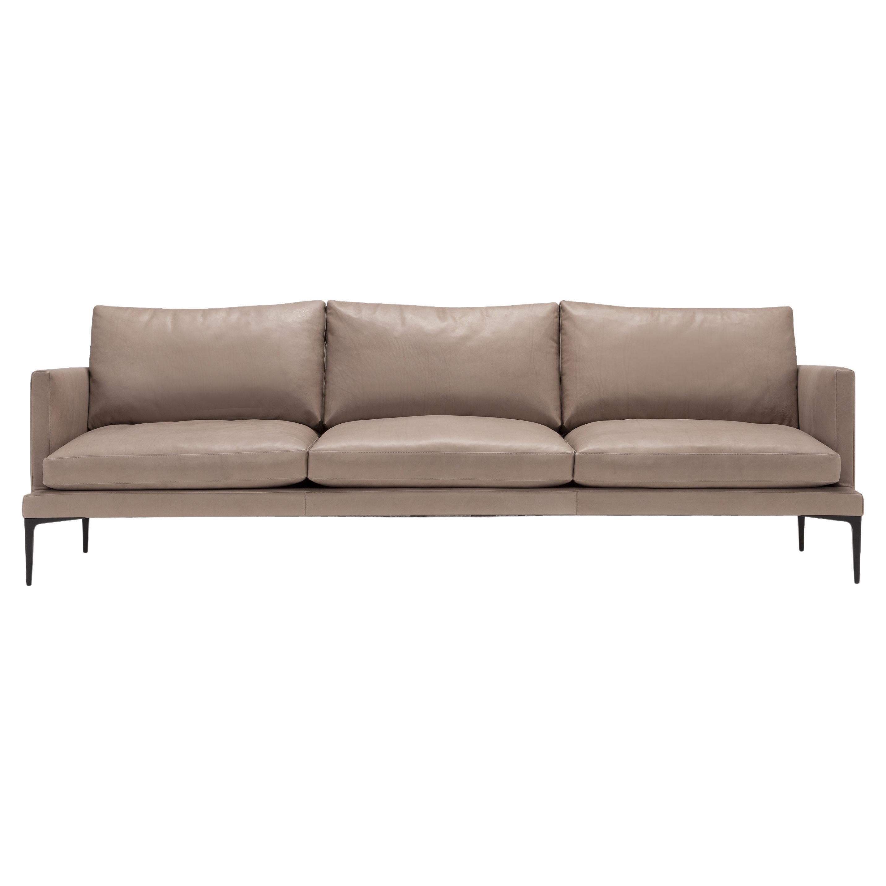 Segno Leather Sofa 4 Seater by Amura Lab