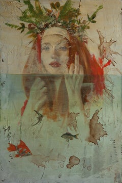 Acuática técnica mixta. pintura