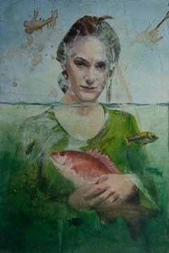 Mediterranea técnica mixta. pintura