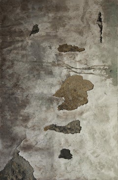 the passage of time is poetry mixed media. painting