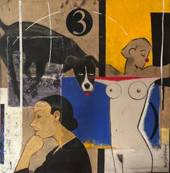 Tres mixed media. Malerei