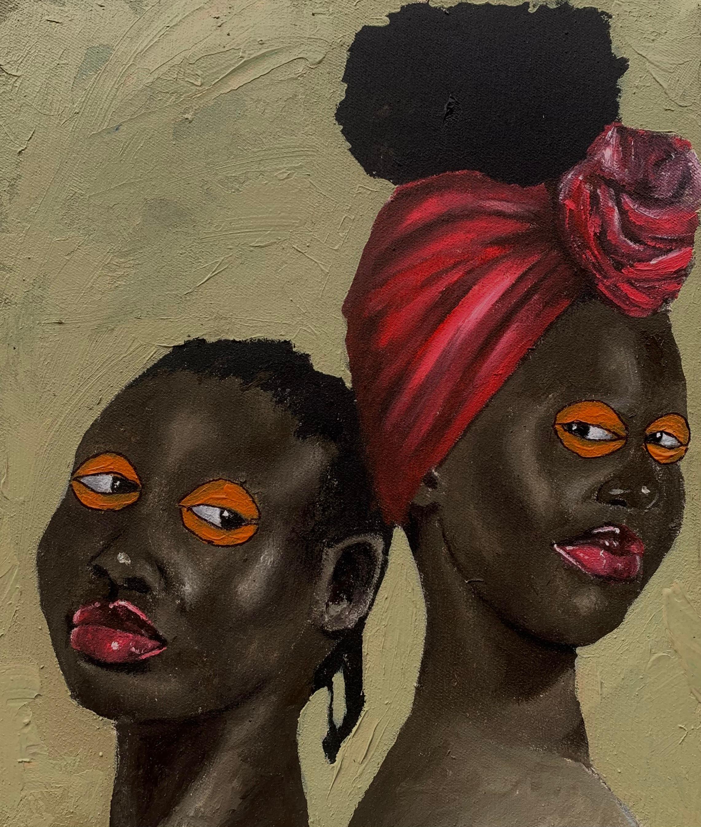 Konvergenz - 21. Jahrhundert, Zeitgenössisch, Figurativ, Modern, Afrika