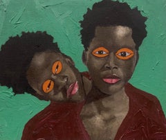 Poids de l'accord 3 - 21e siècle, contemporain, figuratif, moderne, Afrique