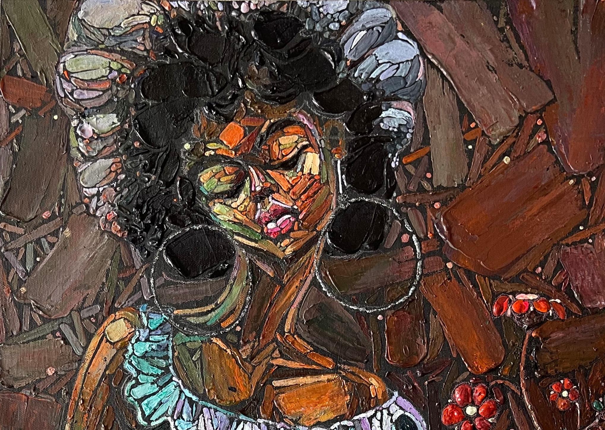 La bellezza e il tempo - Painting di Segun Phillips
