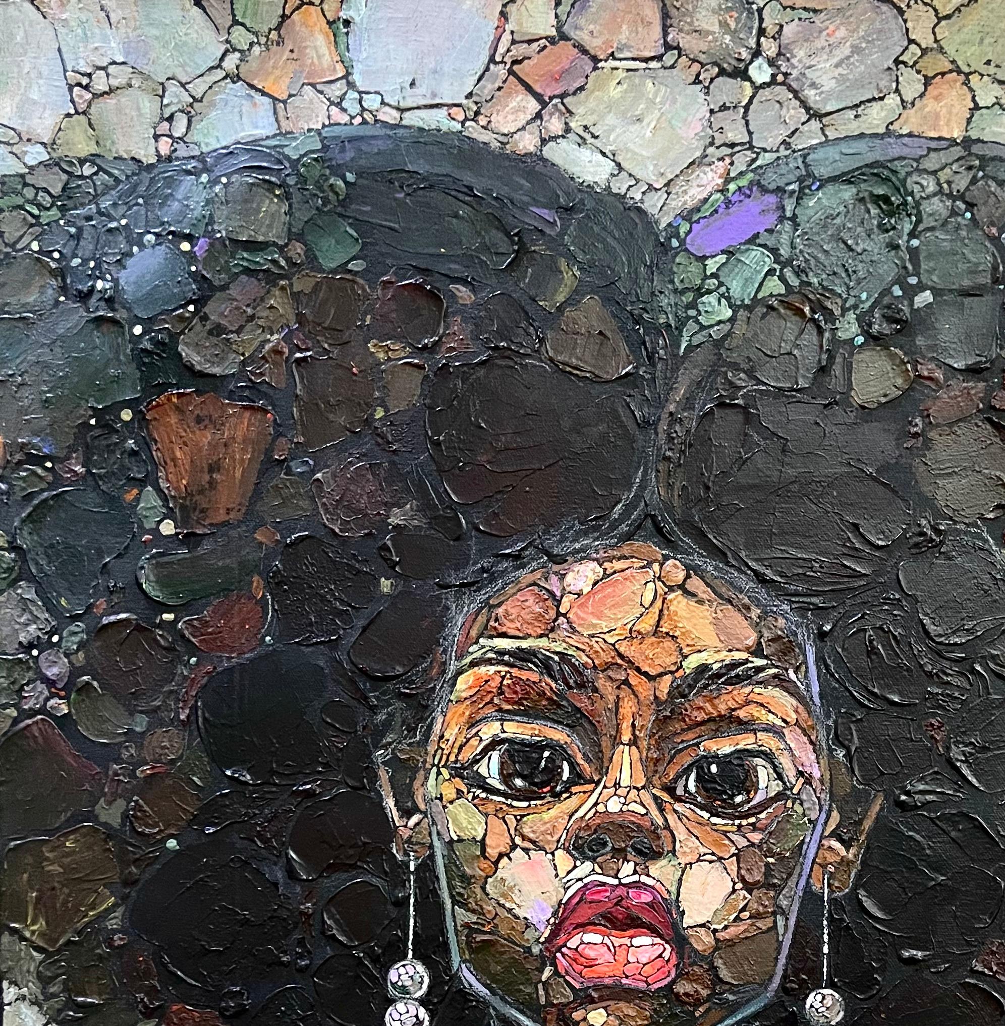 Beauty From Within - Painting by Segun Phillips