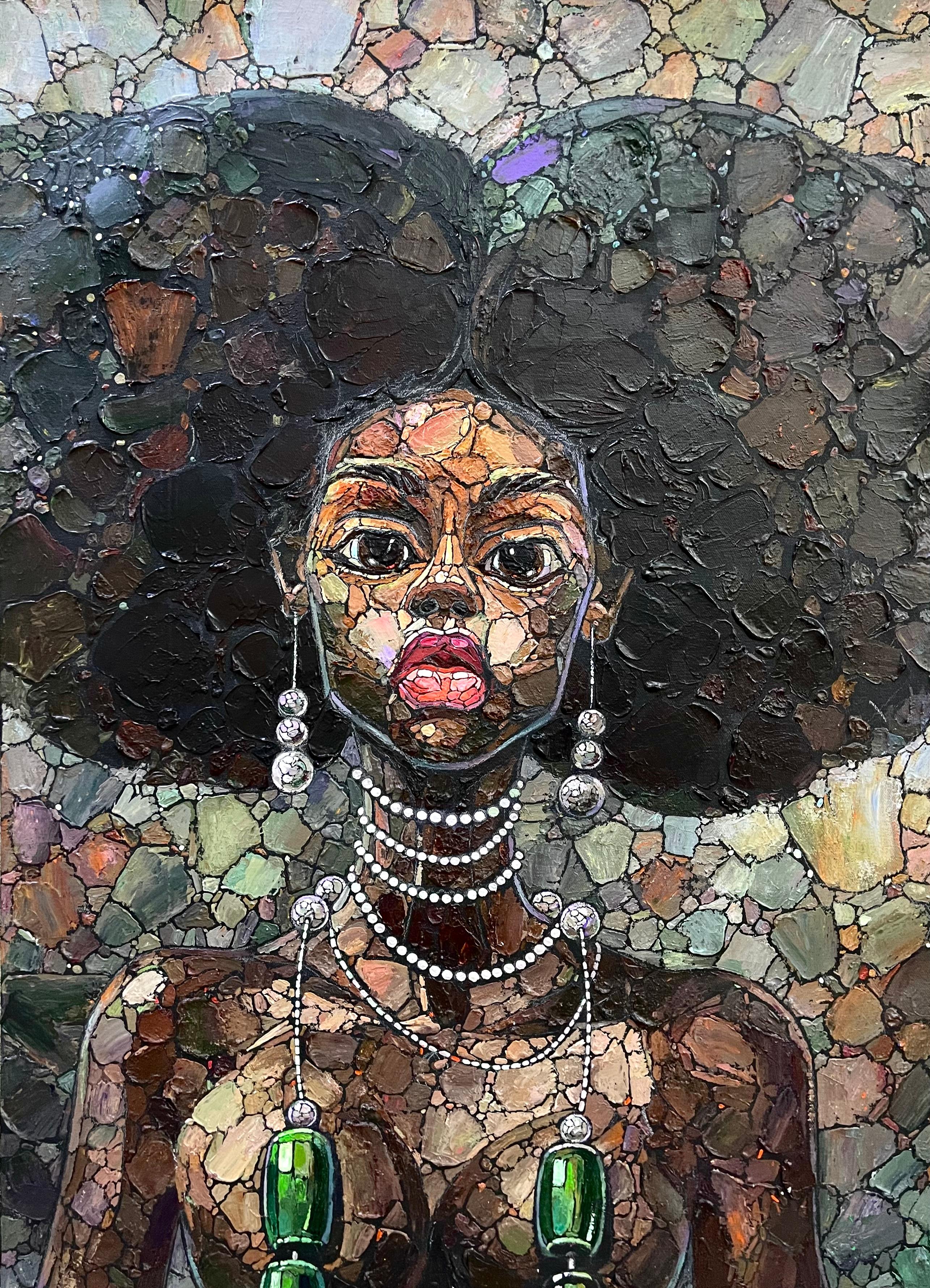 Portrait Painting di Segun Phillips - La bellezza interiore
