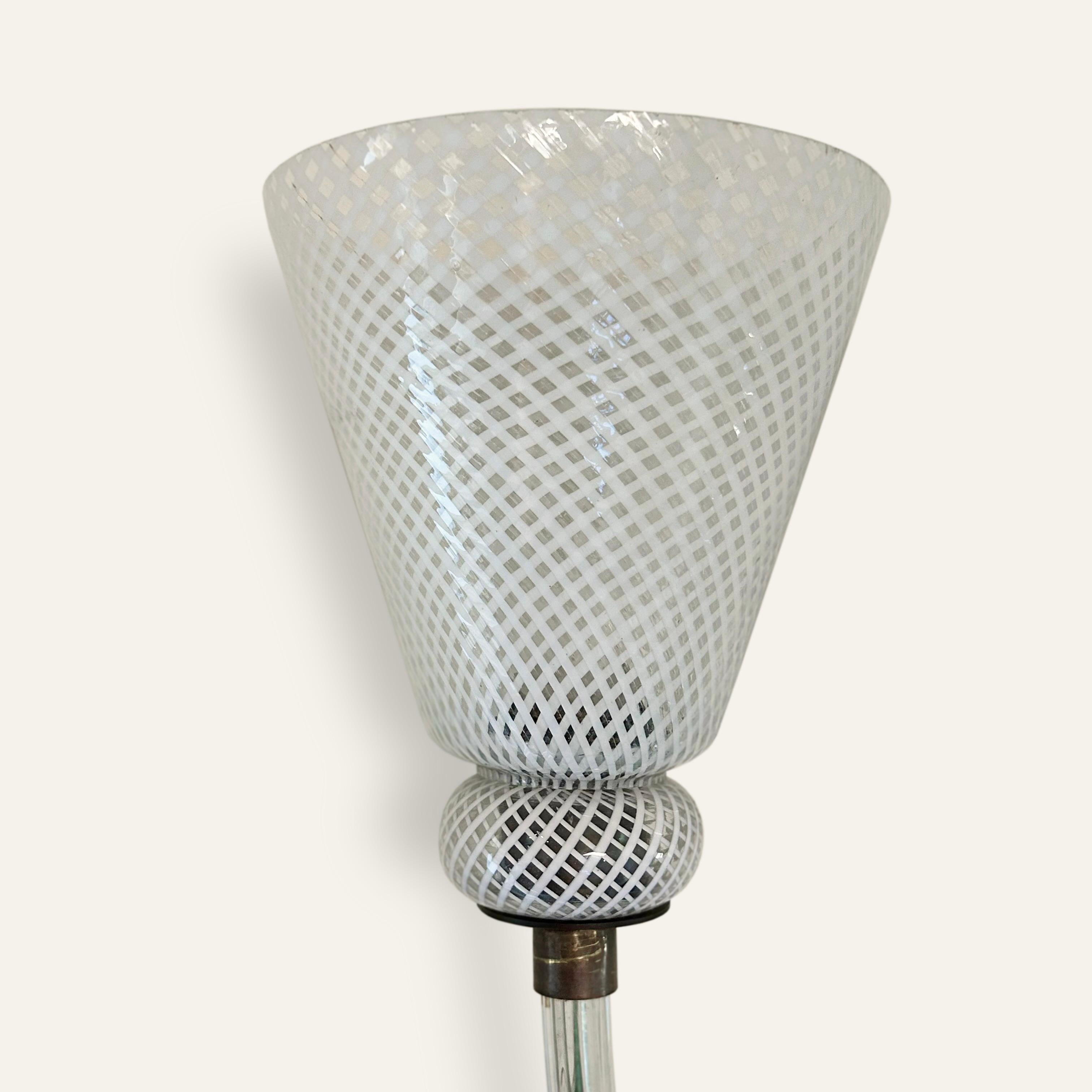 Seguso 1940s Pair of Murano Wall Lights In Good Condition In CA, CA