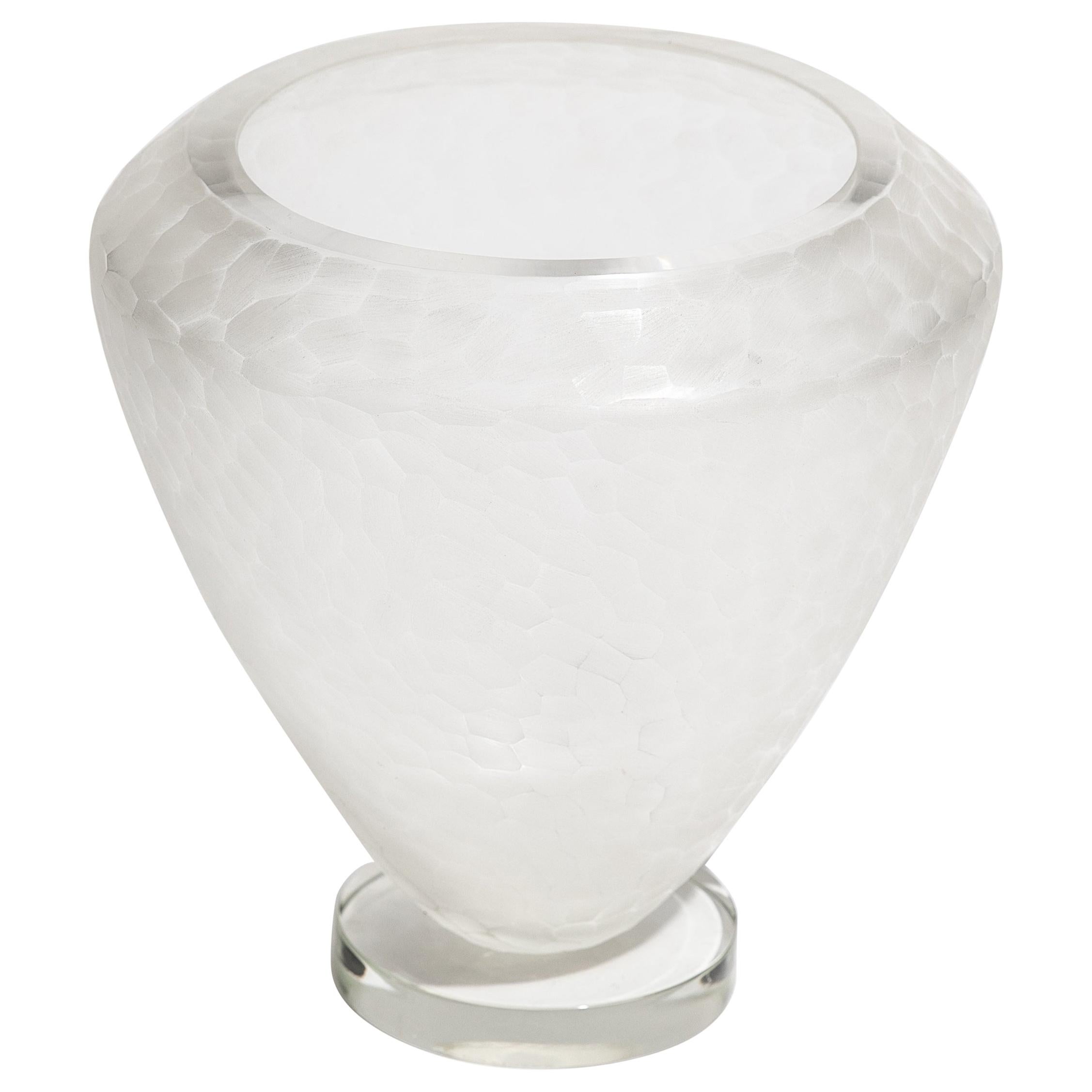 Seguso 20th Century Signed Art Glass Vase