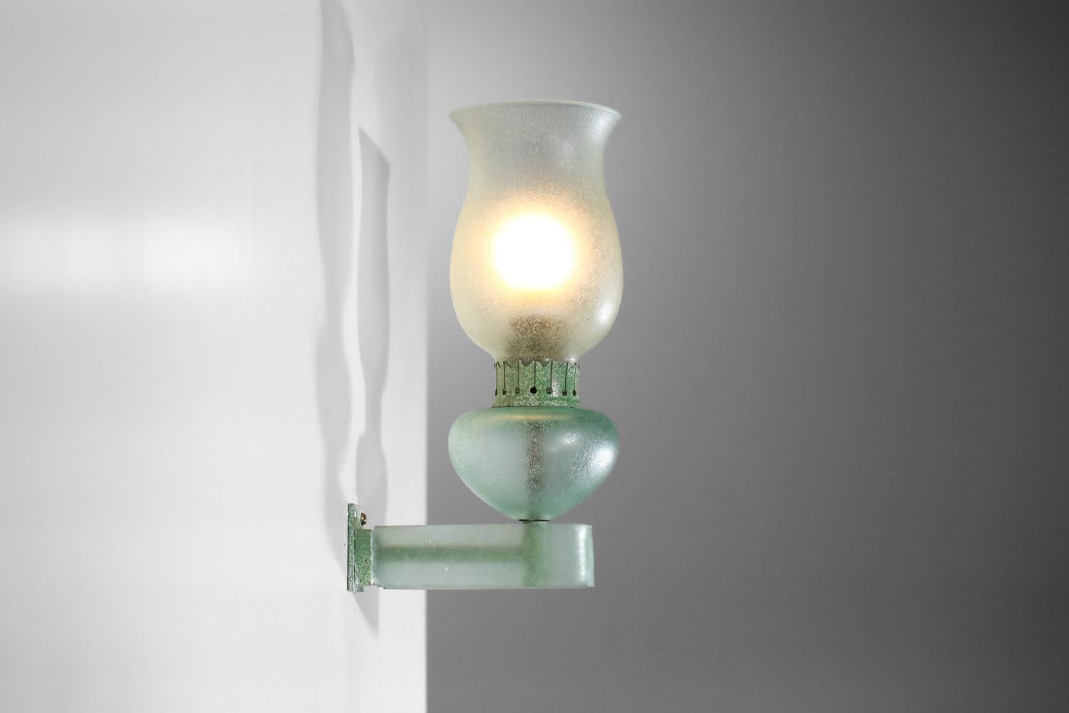Italiano Lampada da parete Seguso anni '60/'70 in vetro di Murano - I579 in vendita