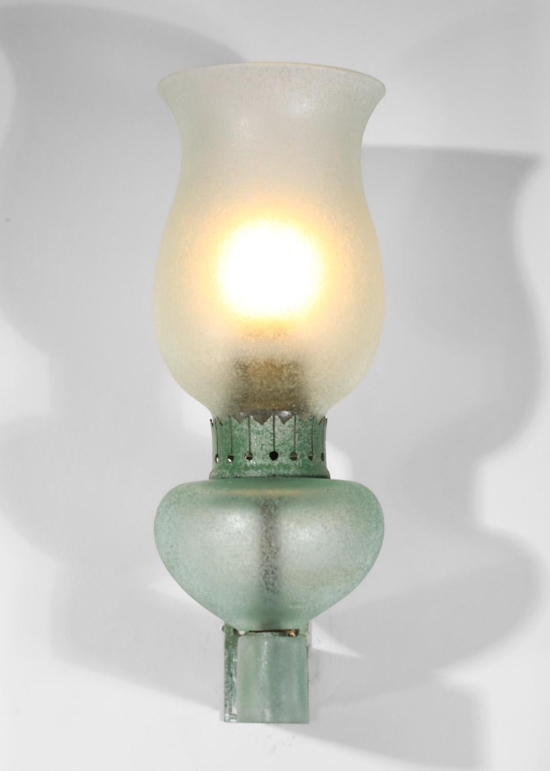 Lampada da parete Seguso anni '60/'70 in vetro di Murano - I579 in vendita 1