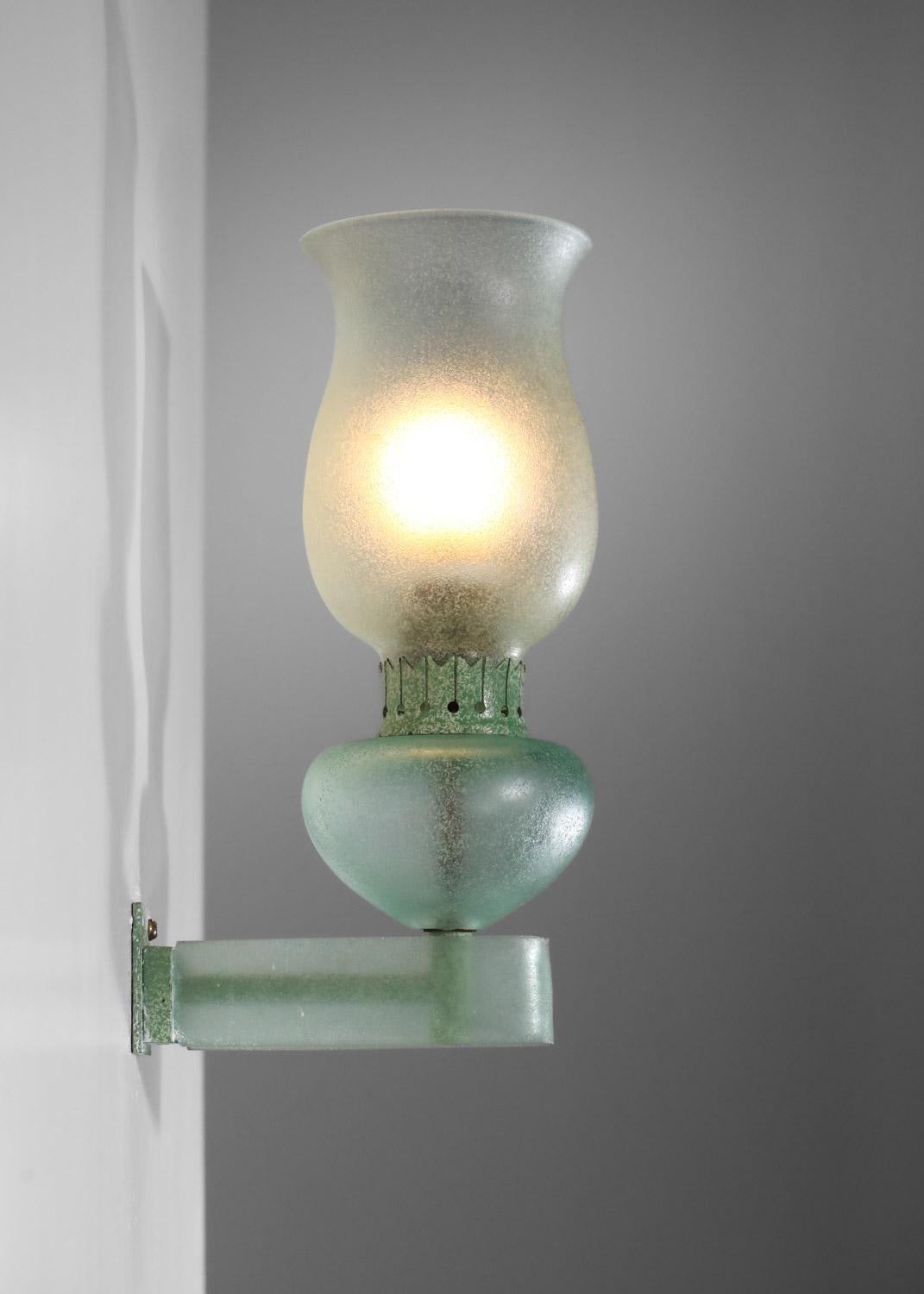 Lampada da parete Seguso anni '60/'70 in vetro di Murano - I579 in vendita 2