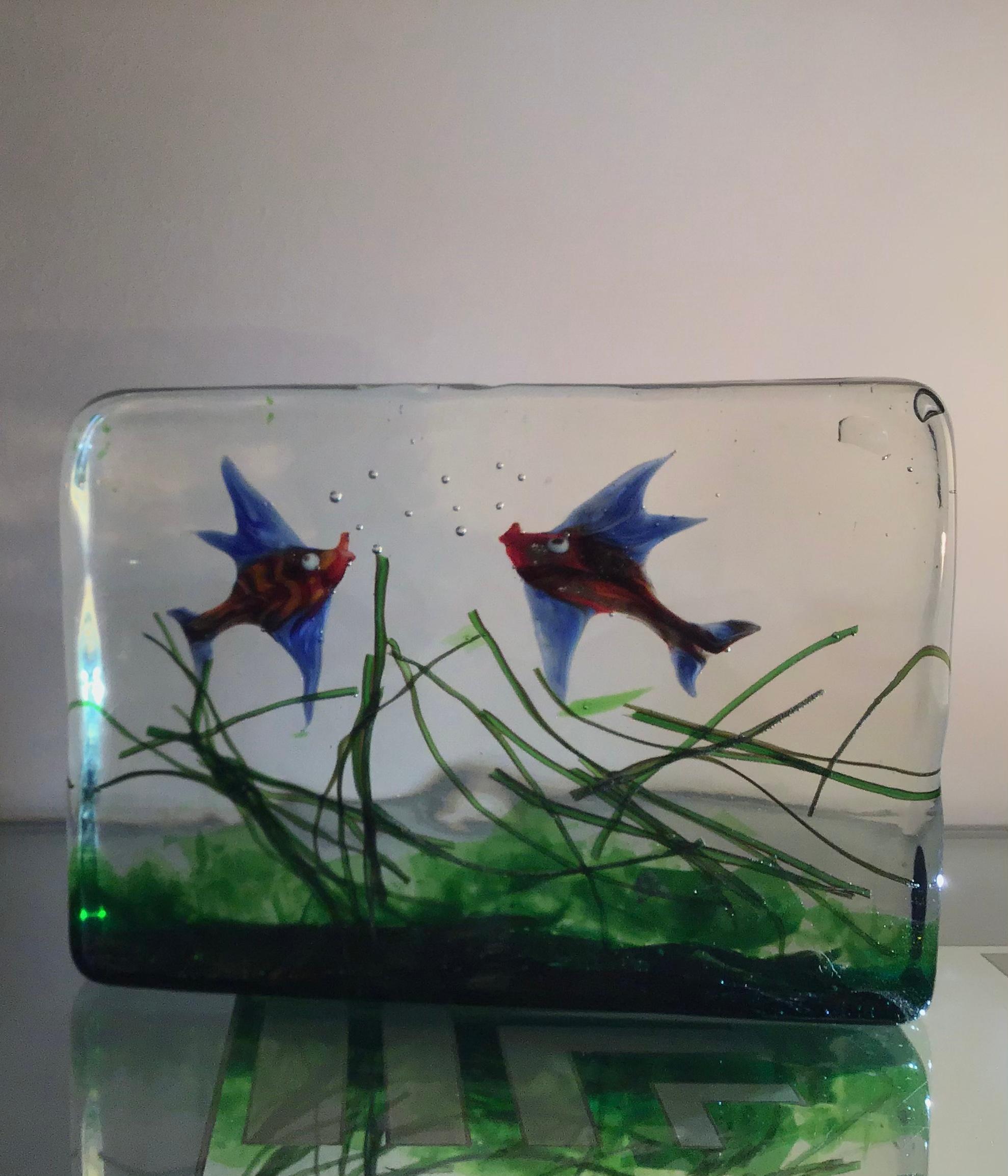 Acuario Seguso de cristal de Murano, 1950, Italia Otro en venta