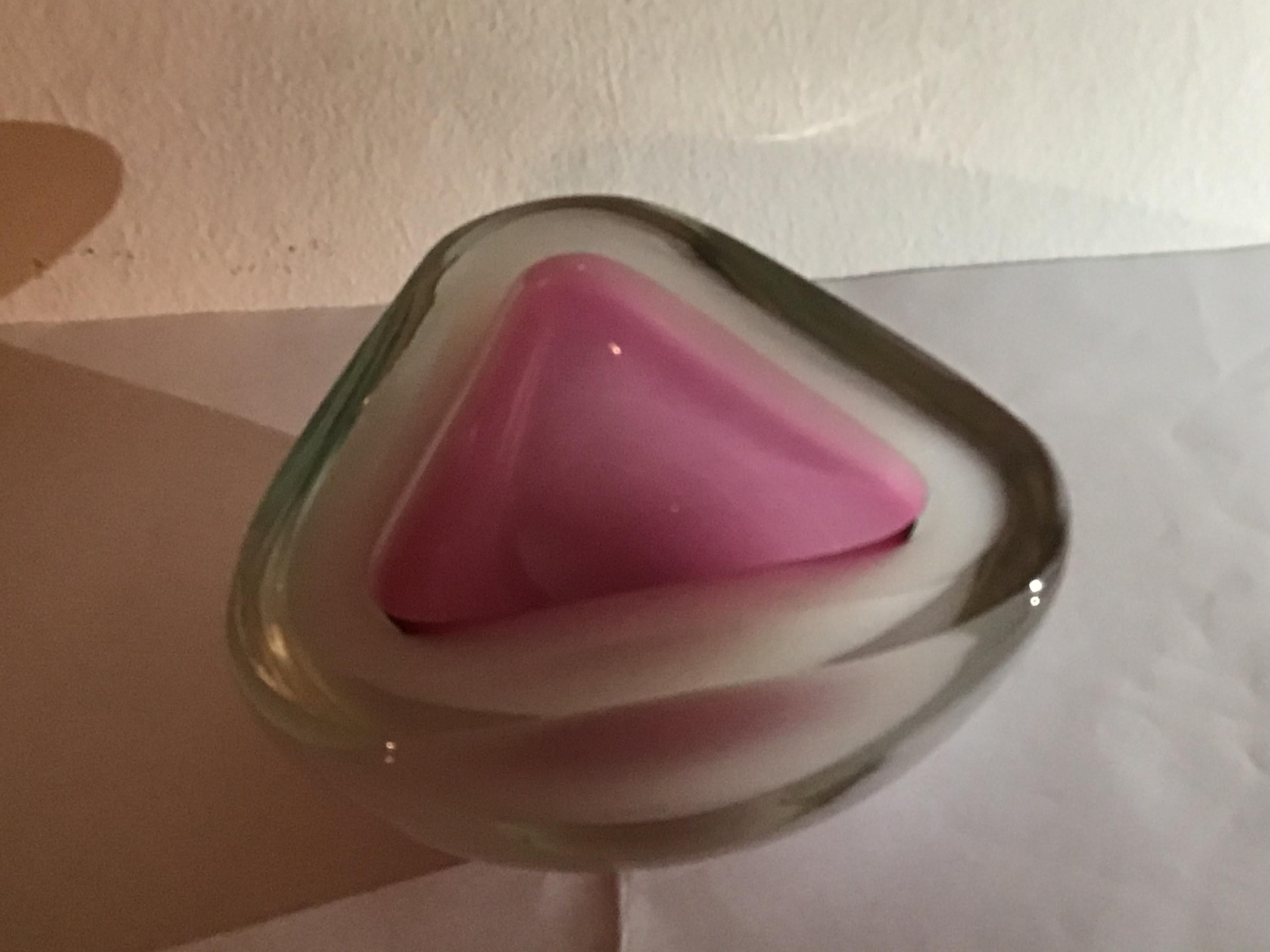 Italian Seguso Ashtray Murano Glass, 1950, Italy For Sale