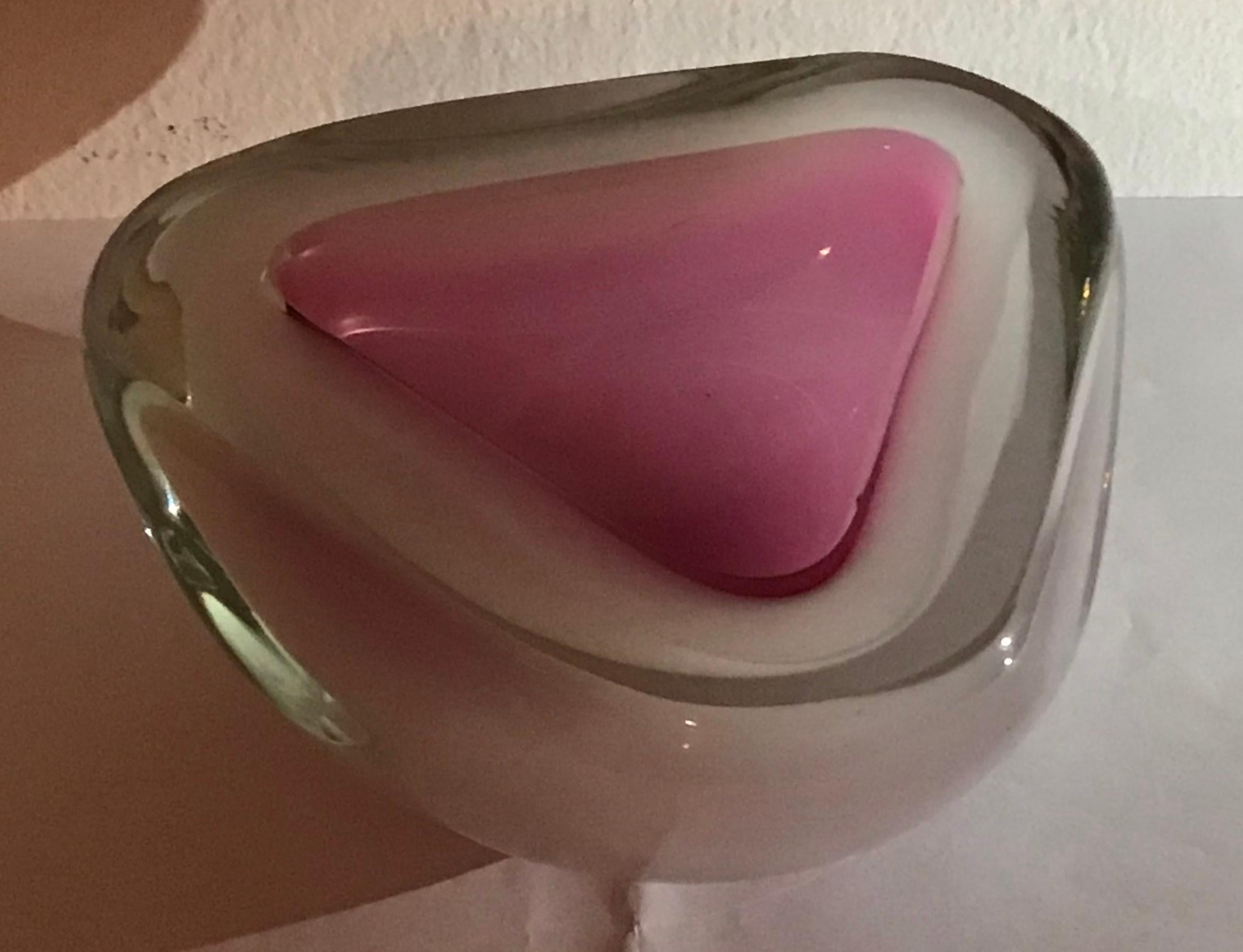Seguso Ashtray Murano Glass, 1950, Italy For Sale 2