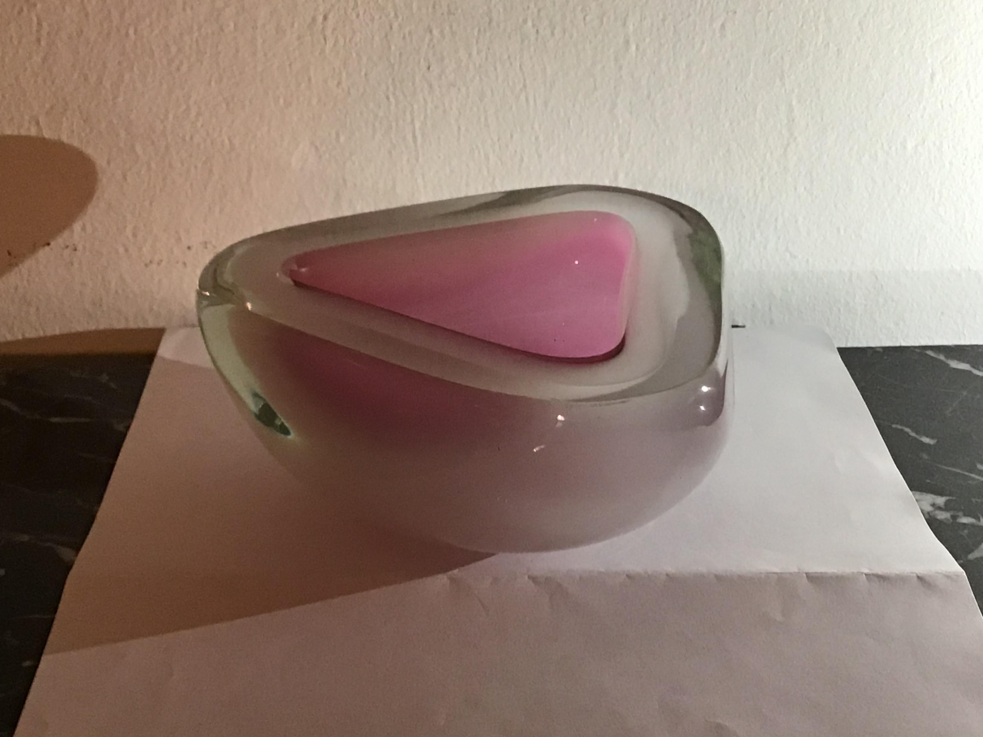 Seguso Ashtray Murano Glass, 1950, Italy For Sale 3