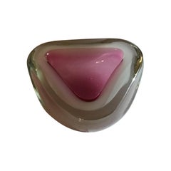 Cenicero Seguso de cristal de Murano, 1950, Italia