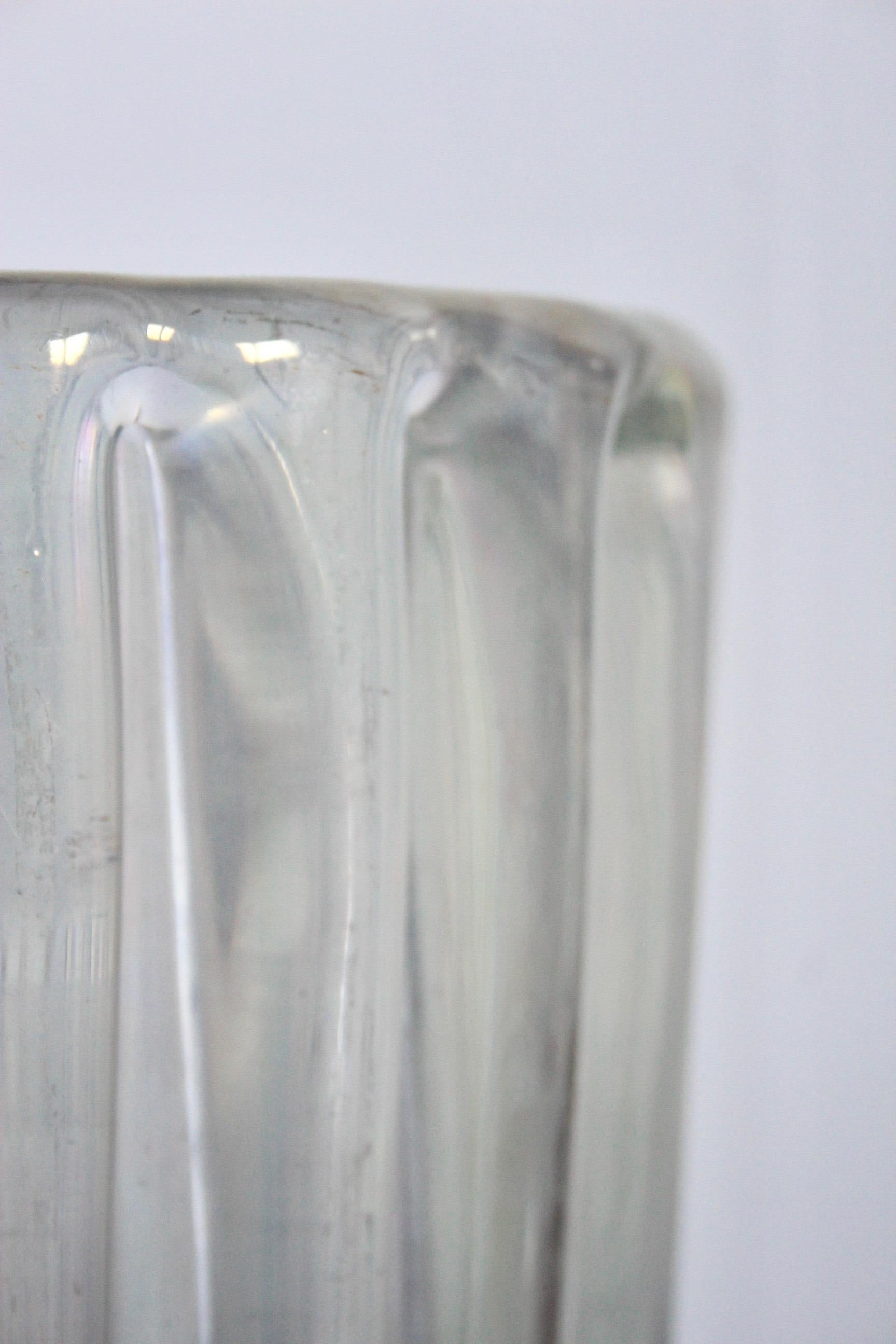 Mid-20th Century Seguso Attributed Glass Vase