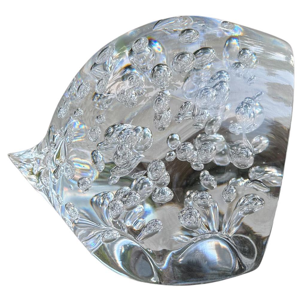 Seguso AV Murano Glas Igel Skulptur, Italien, ca. 1965 im Angebot