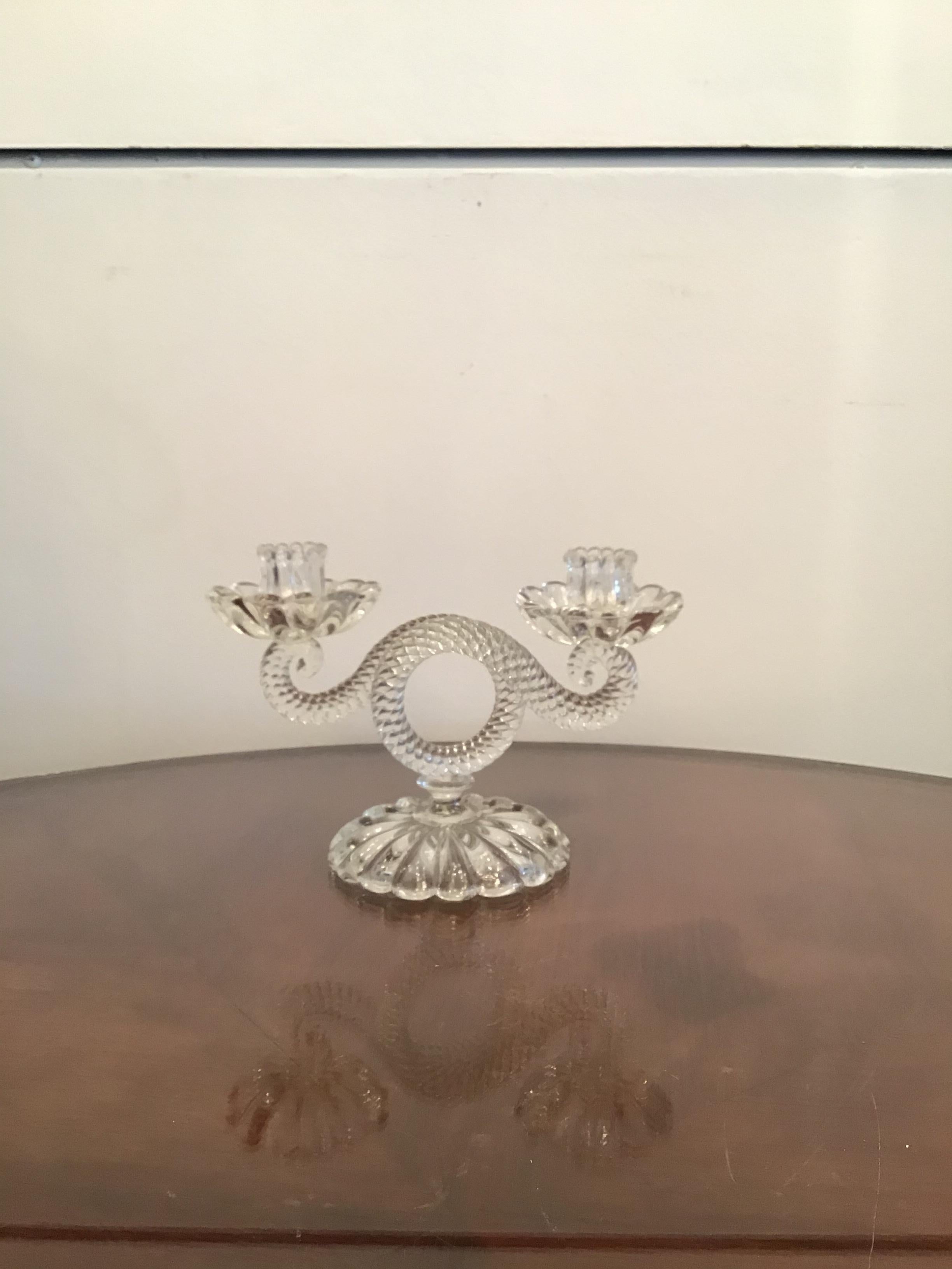 Bougeoir Seguso Verre de Murano 1930 Italie en vente 6
