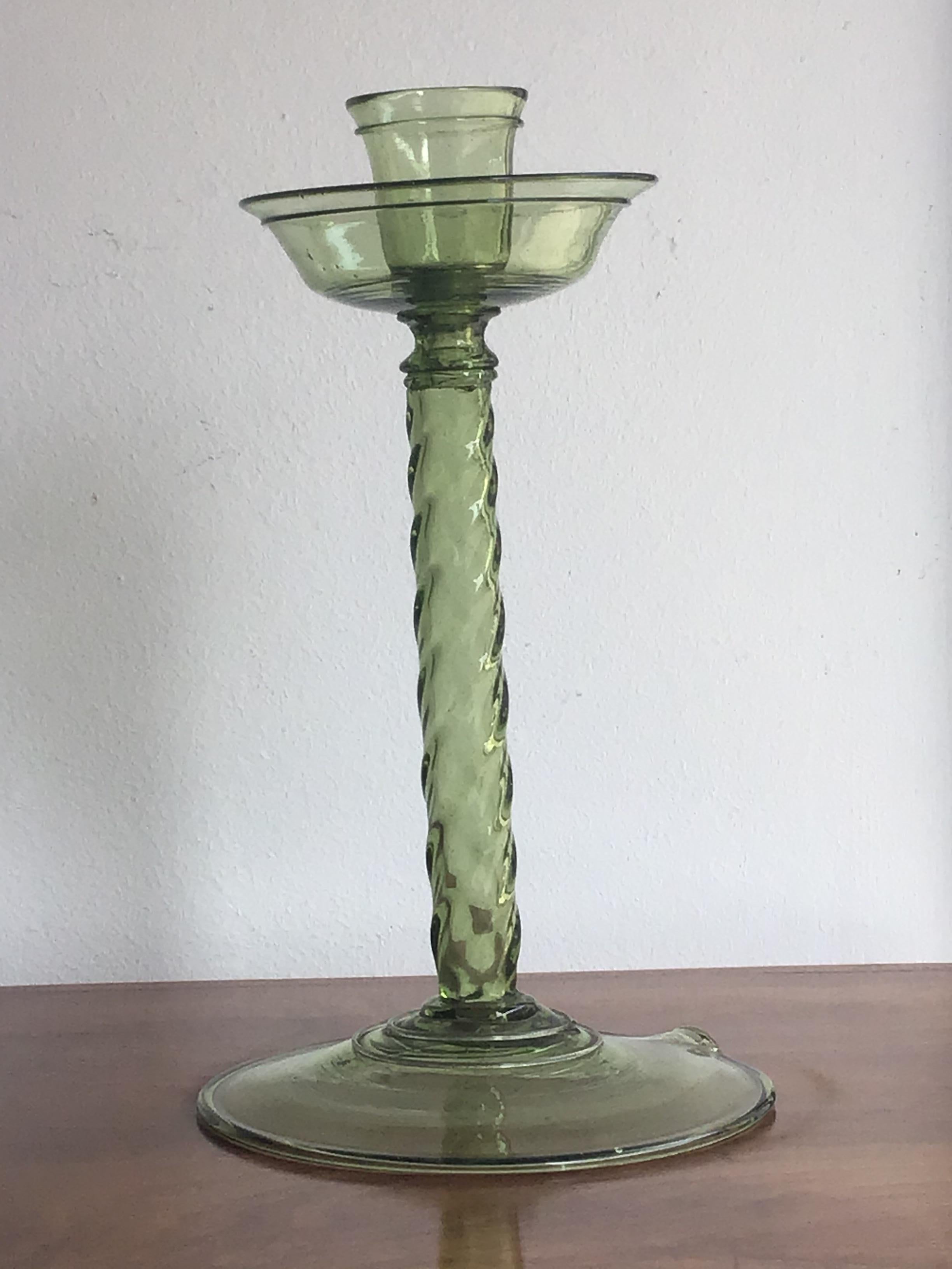 Seguso Candleholder Murano Glass 1940 Italy 5