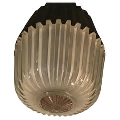 Seguso Ceilling Light/Sconce Brass Glass 1930 Italy 