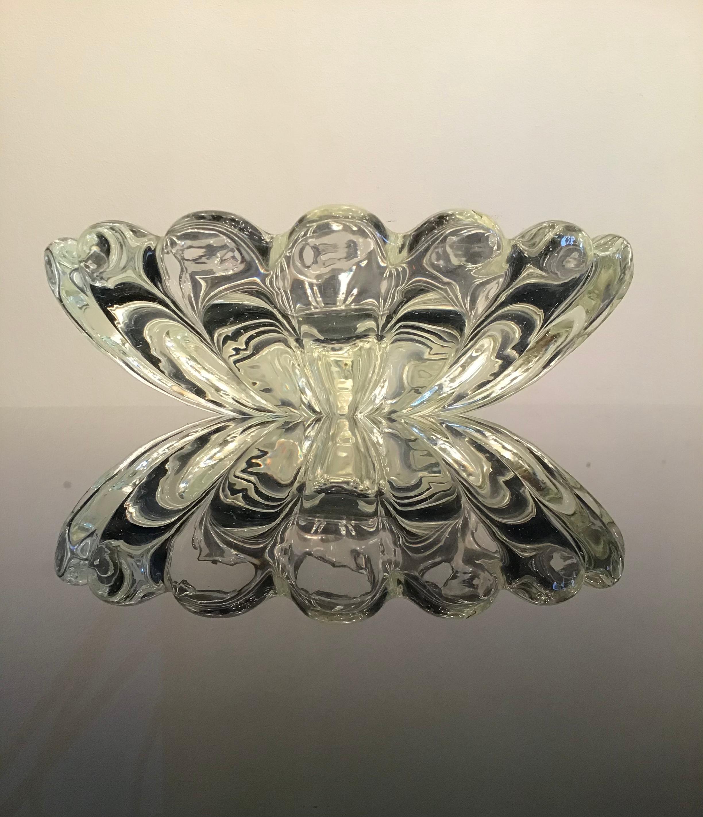 Italian Seguso Centerpiece Murano Glass 1950, Italy